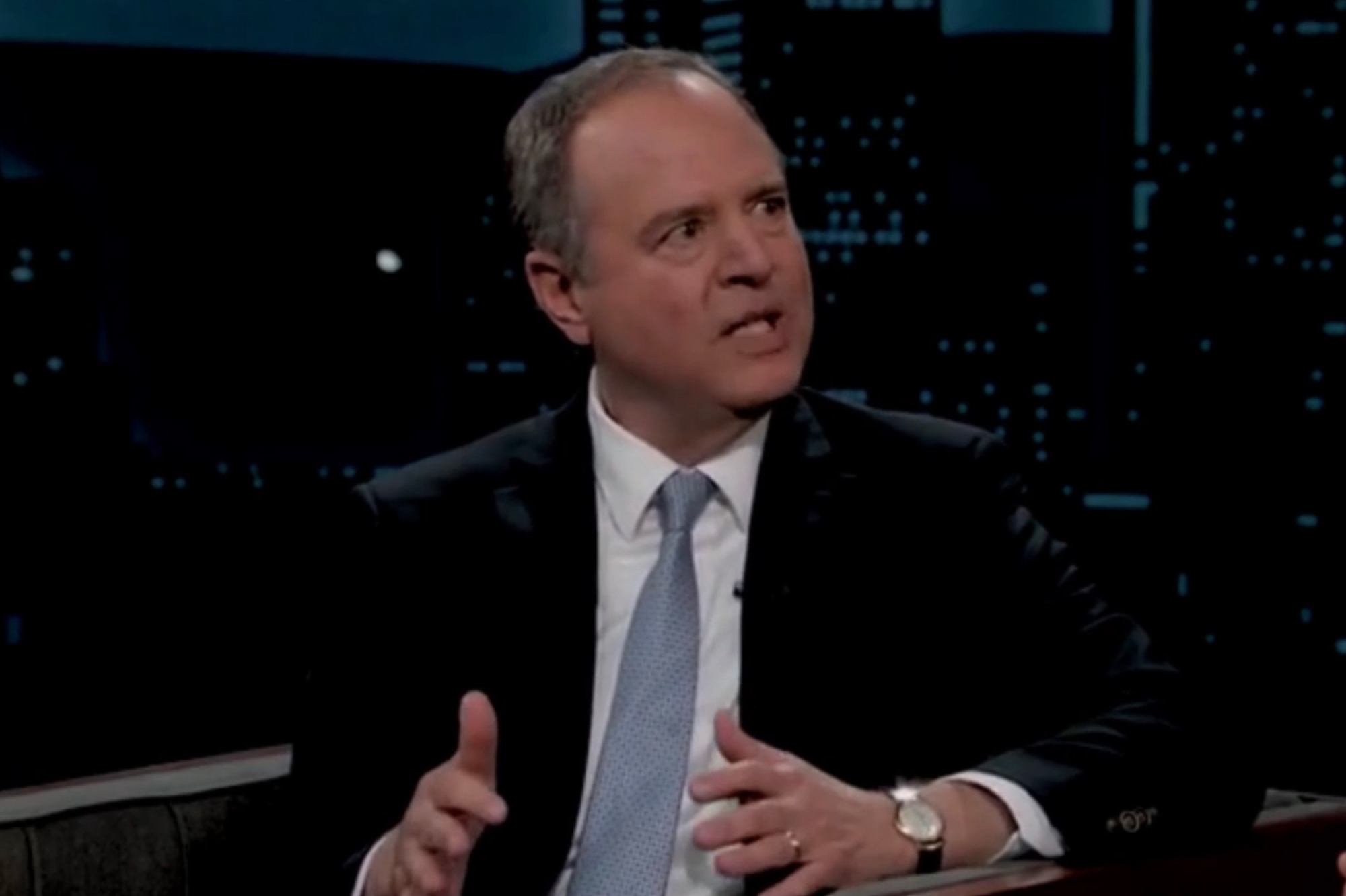 Jimmy Kimmel presses California Sen. Adam Schiff on cutting the red tape after the LA wildfires