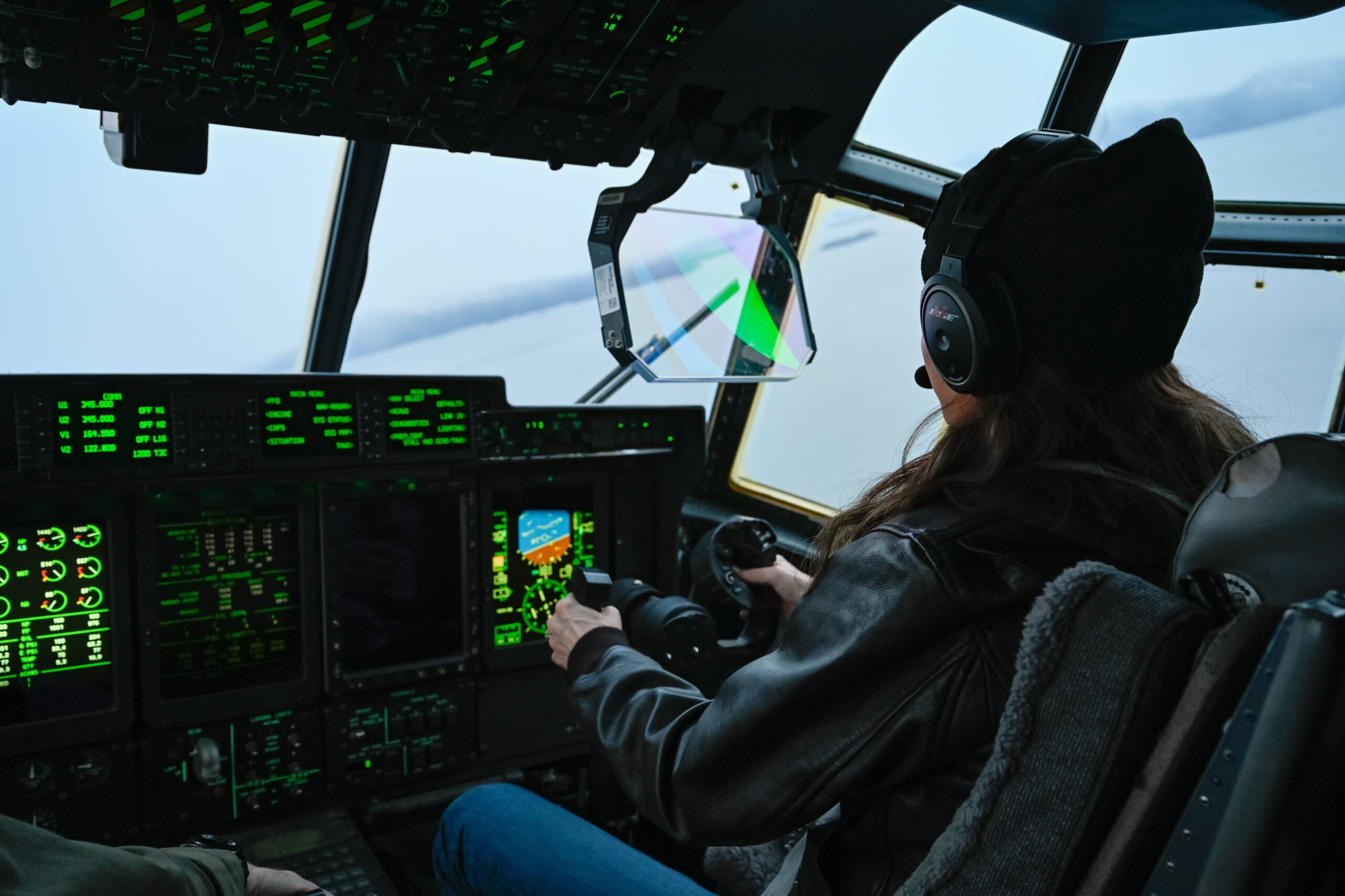 DHS head Kristi Noem flies C-130  while visiting Coast Guard’s far-flung Alaska station