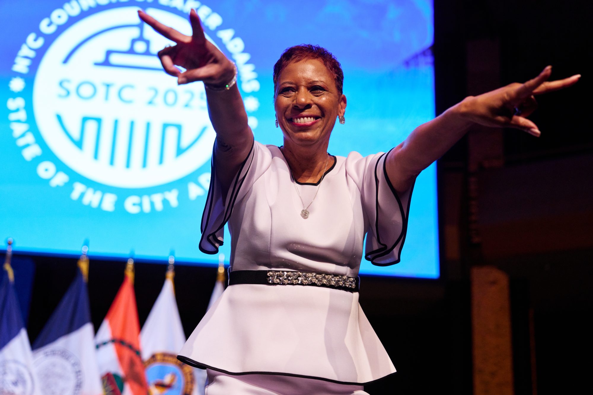 Adrienne Adams joins NYC mayoral race, blasts rival Eric Adams: ‘City Hall is in chaos’