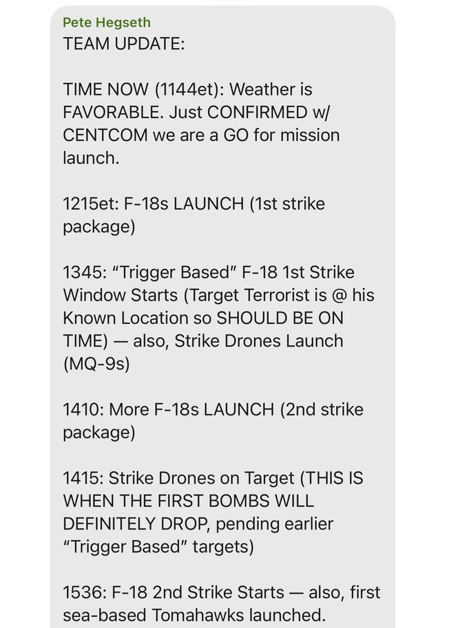 Atlantic publishes more ‘war plan’ Signal texts including minute-by-minute details and weapons to use in Yemen strikes