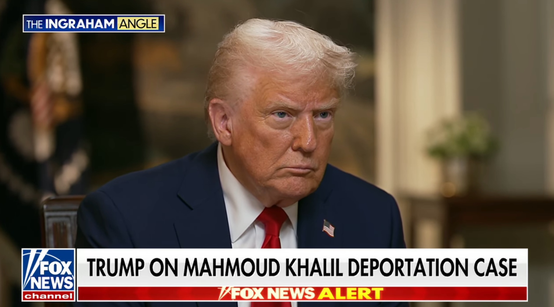 Trump warns Dems that ‘backing Khalil is not a great issue’ — but ‘probably a step better’ than opposing deportation of ‘murderers’  
