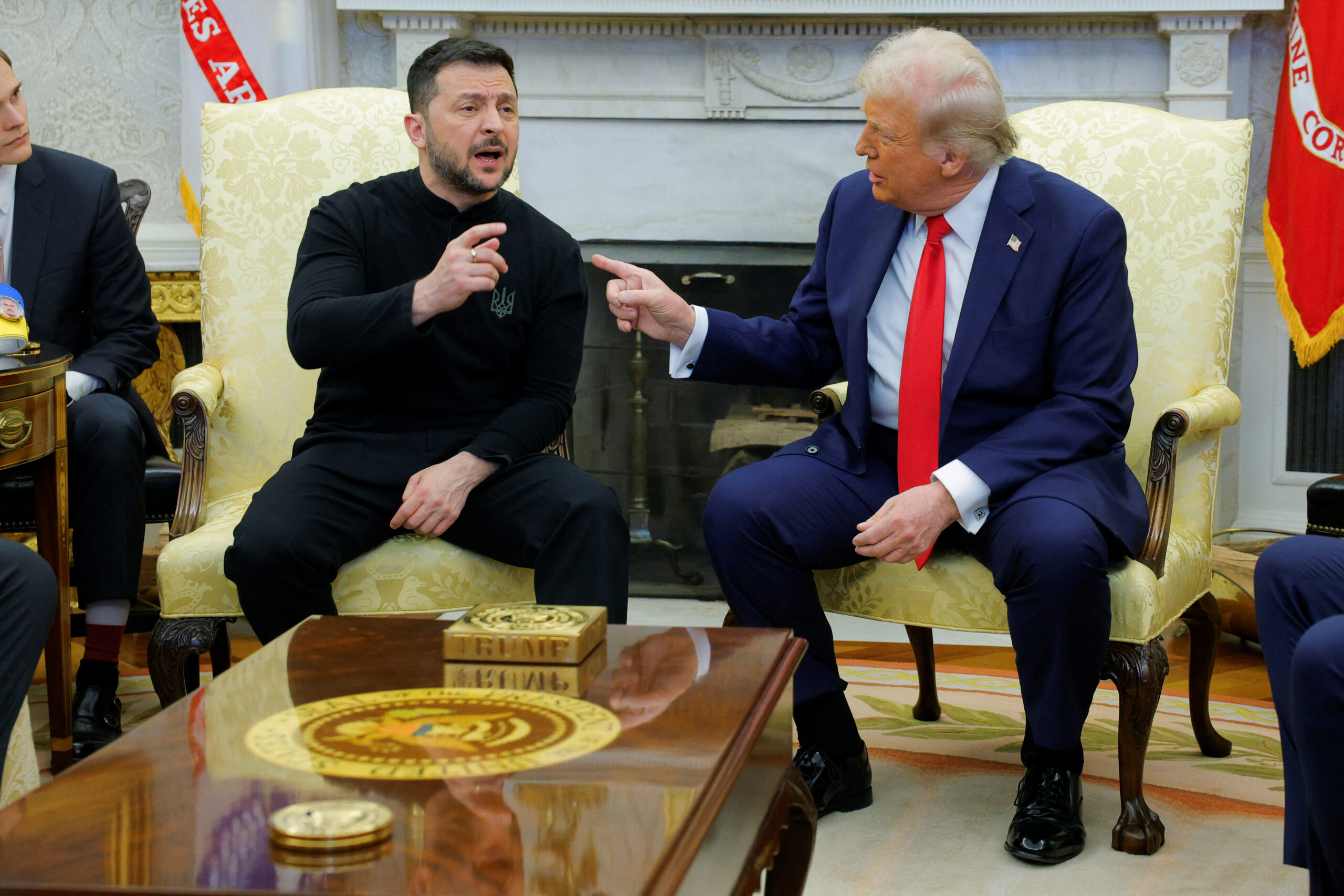 Ukrainian ambassador’s mortified reaction to Zelensky’s Oval Office clash with Trump goes viral