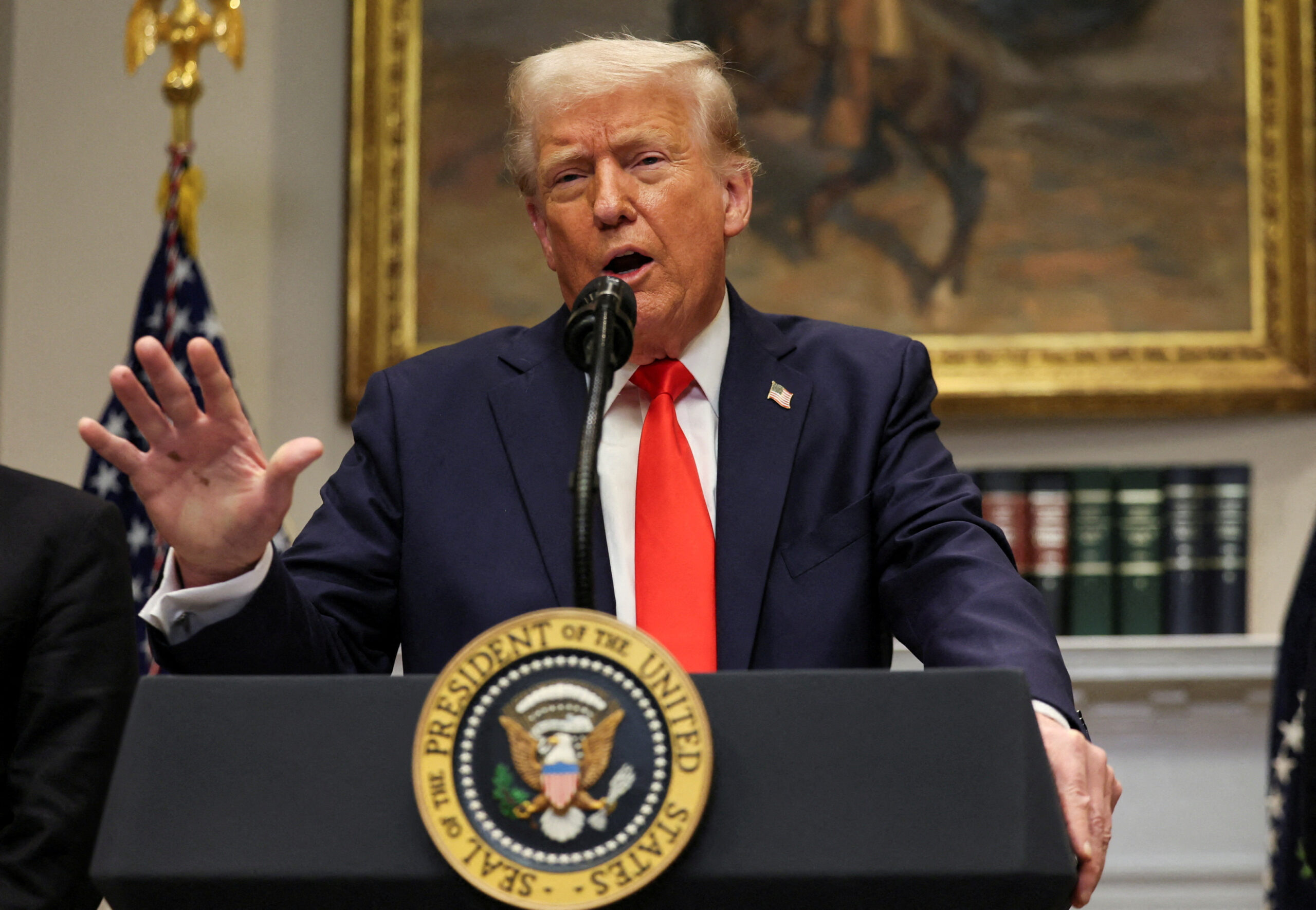 Trump responds to tariff fallout, tells companies they won’t be affected if they move to US