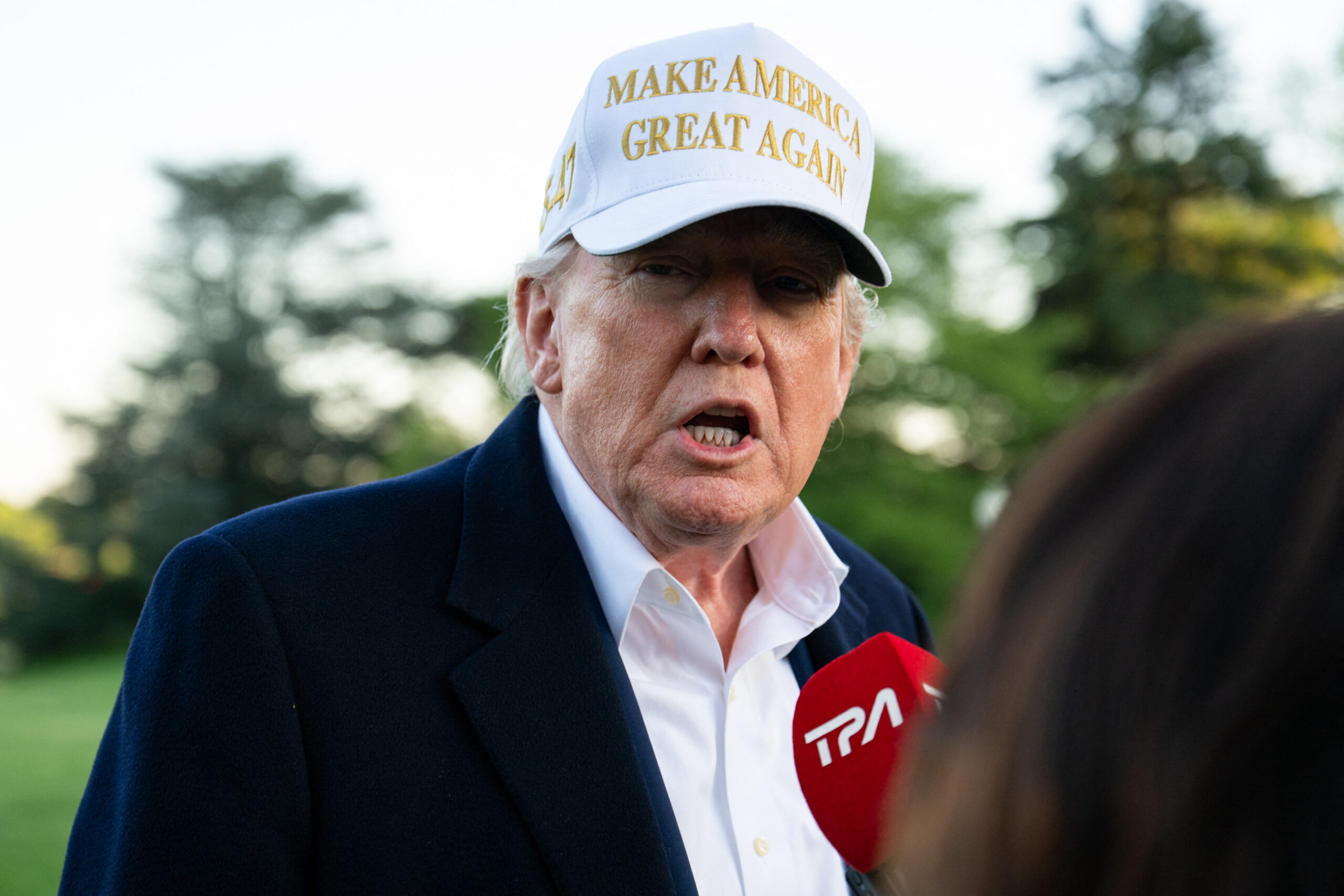 Trump blasts sinking poll numbers on eve of his 100th day in office: ‘They are sick’