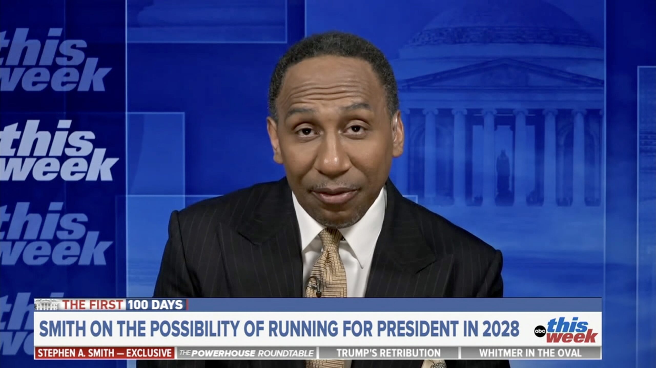 Stephen A. Smith insists ‘I have no choice’ but to consider presidential run as pastor encourages him