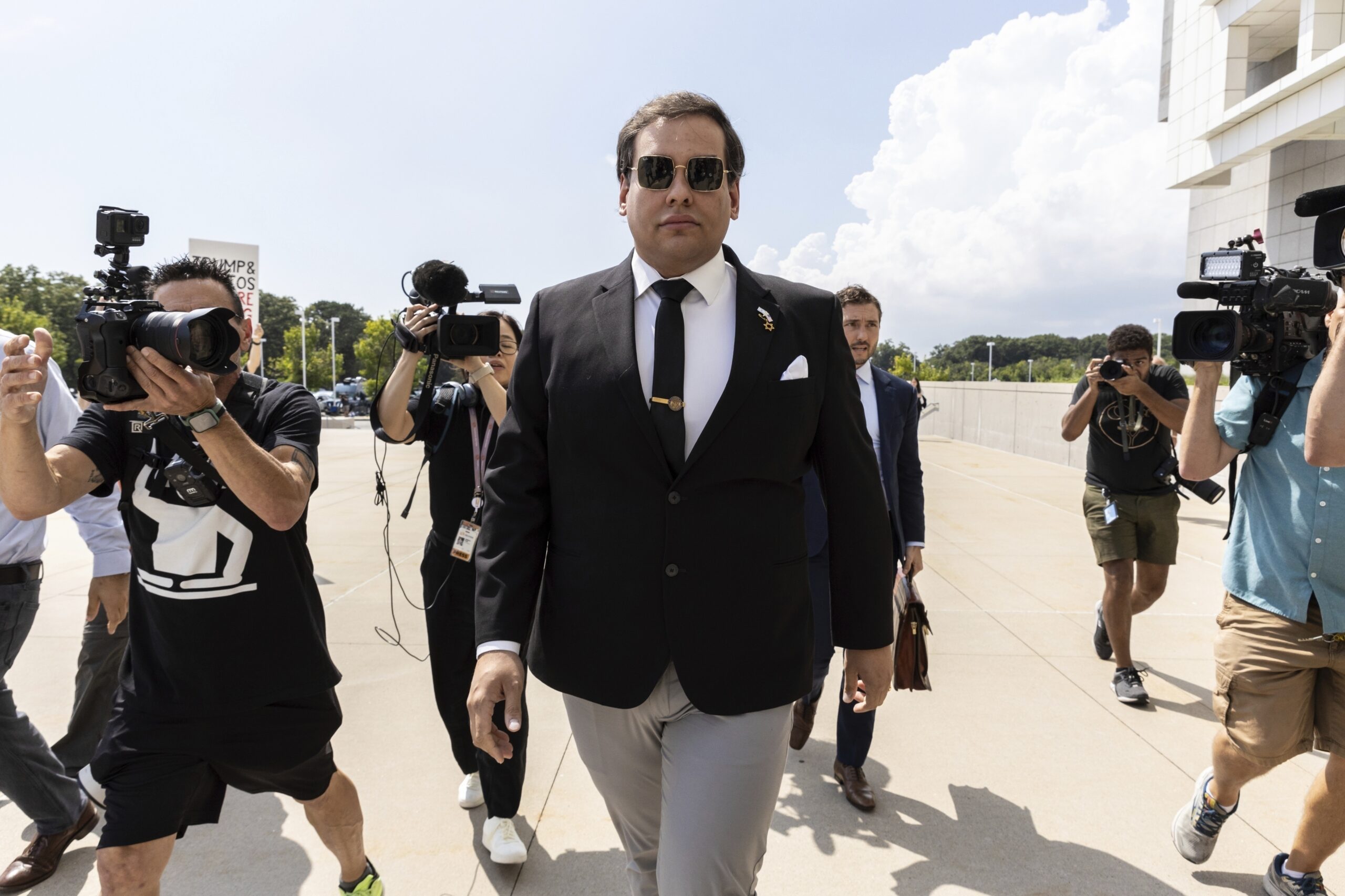 Disgraced ex-US Rep. George Santos could face up to 7 years in federal fraud case