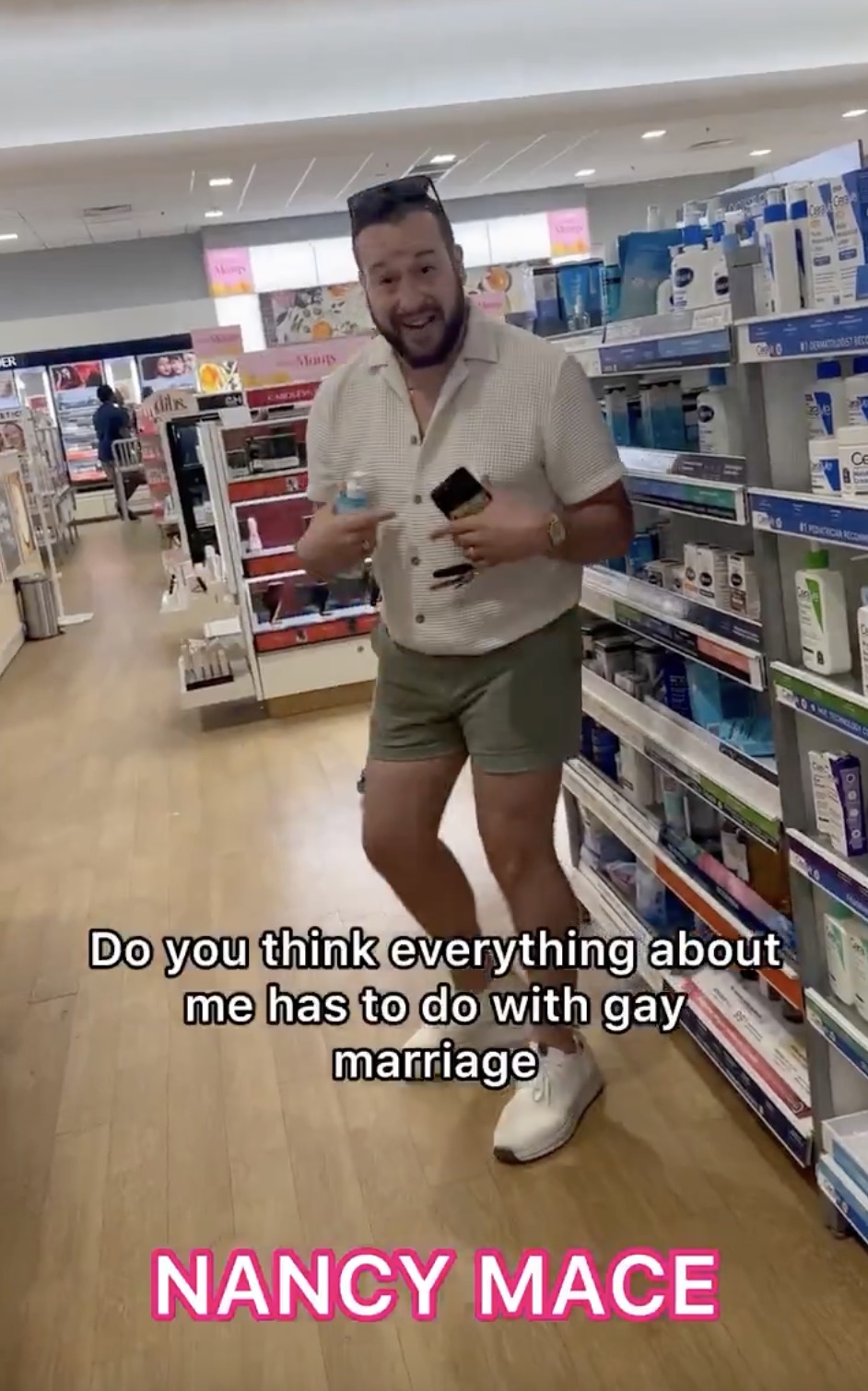 Man in viral fight with Rep. Nancy Mace justifies confronting her, insists he looks better in daisy dukes
