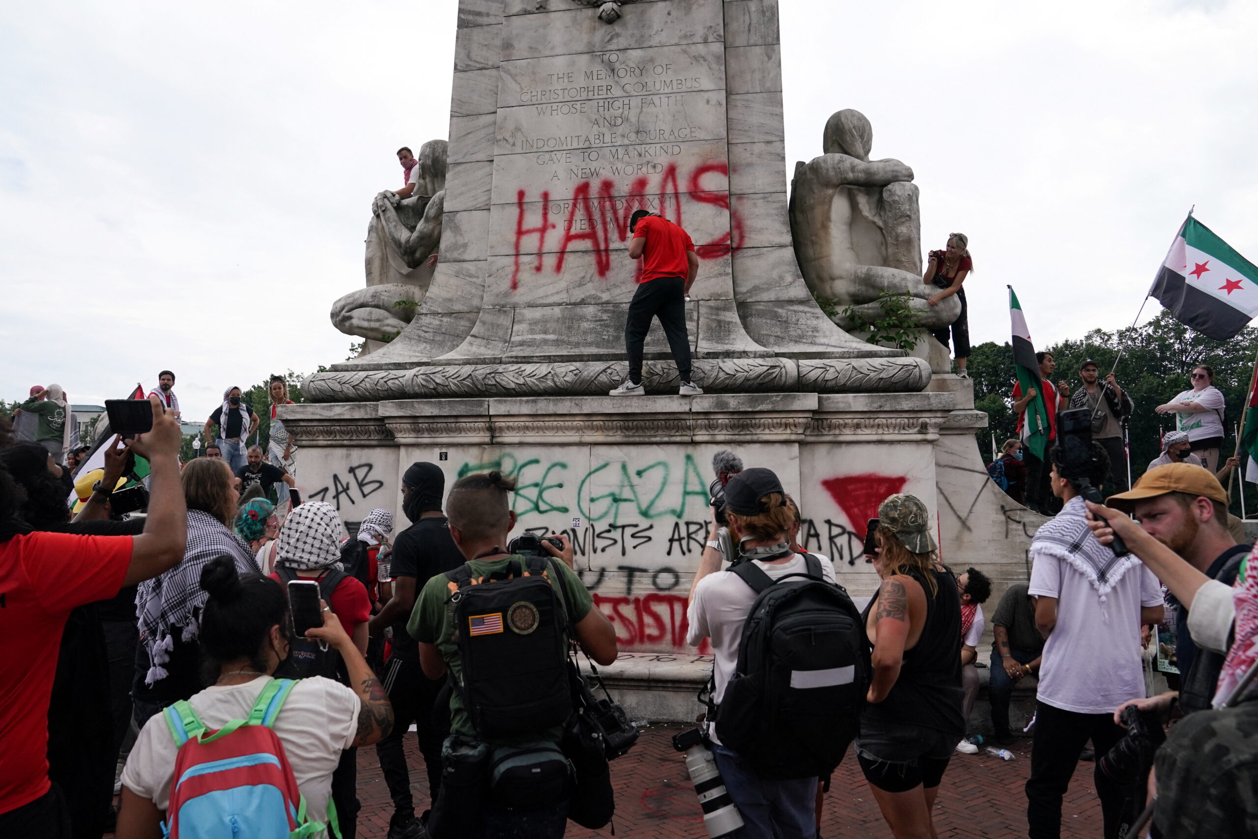 Pro-Hamas vandal sentenced to prison for defacing DC monument