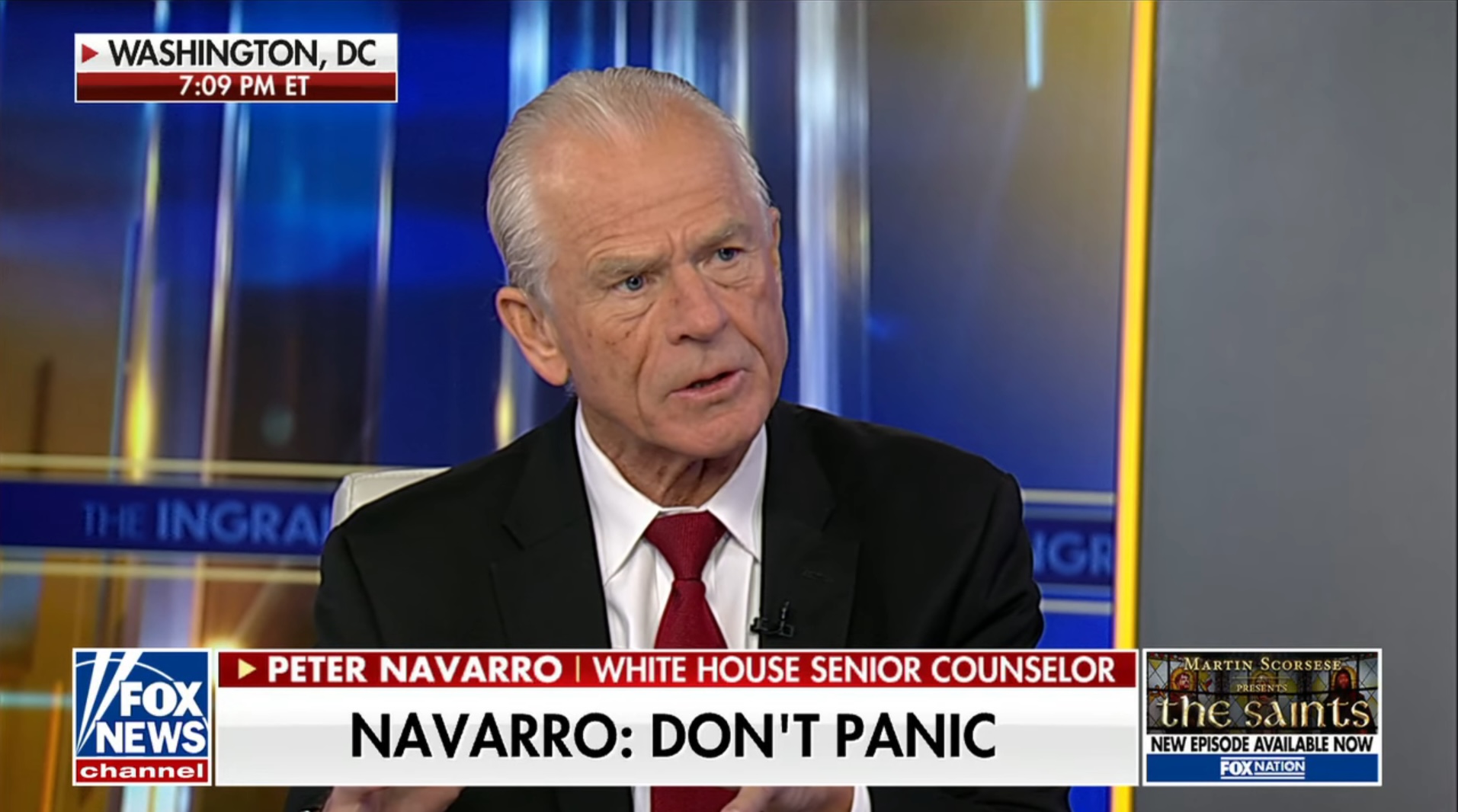 Top White House trade advisor ‘guarantees no recession’ under Trump’s tariff plan despite market freefall
