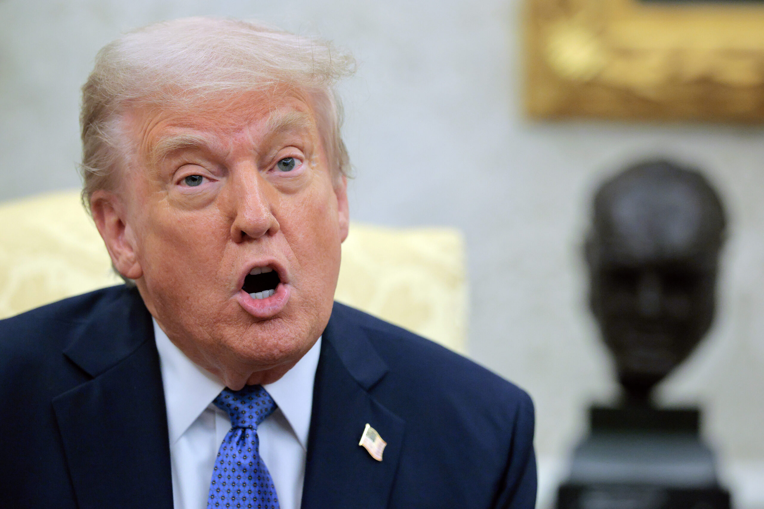 Trump gets testy when reporter presses him on why Ukraine war hasn’t ended: ‘Do you hear this … I just got here’