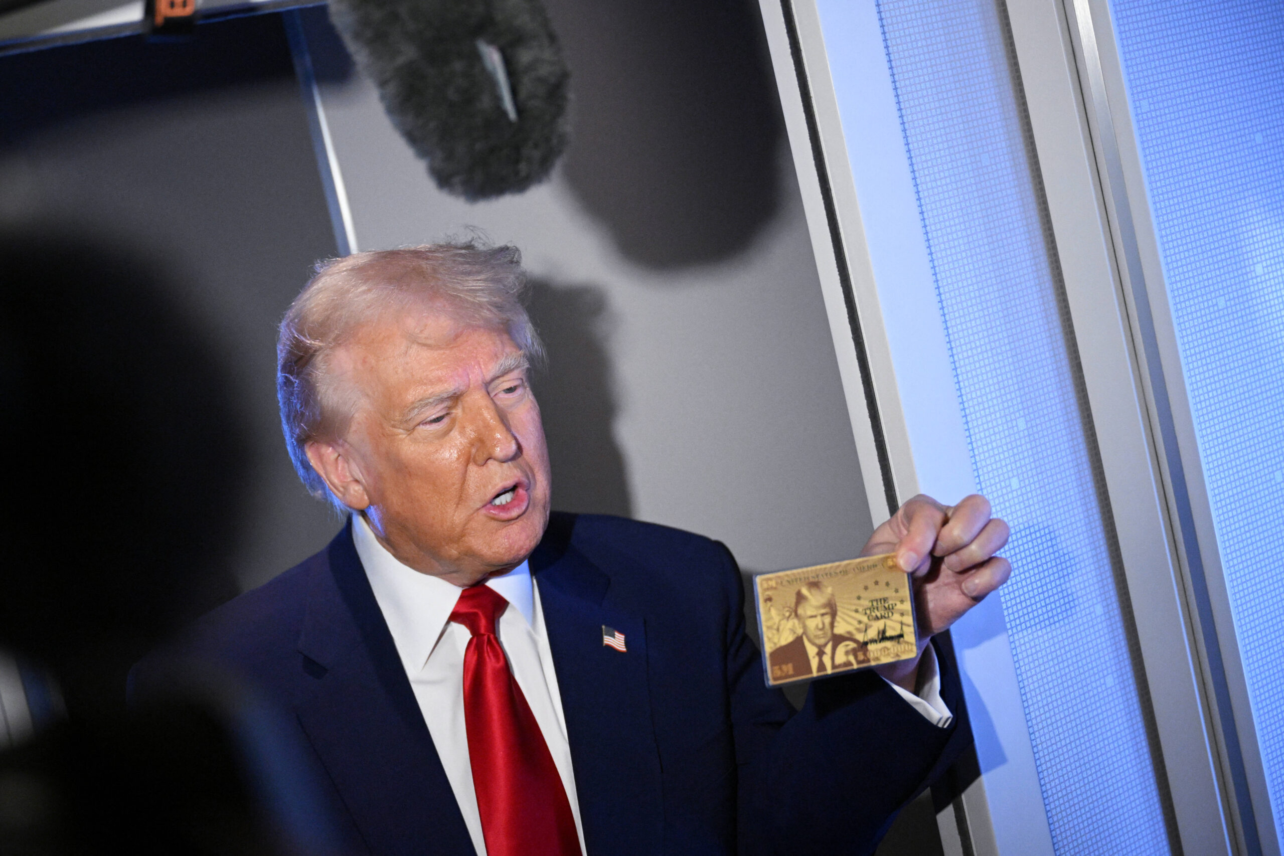 Trump unveils $5 million ‘gold card’ for rich migrants emblazoned with his image