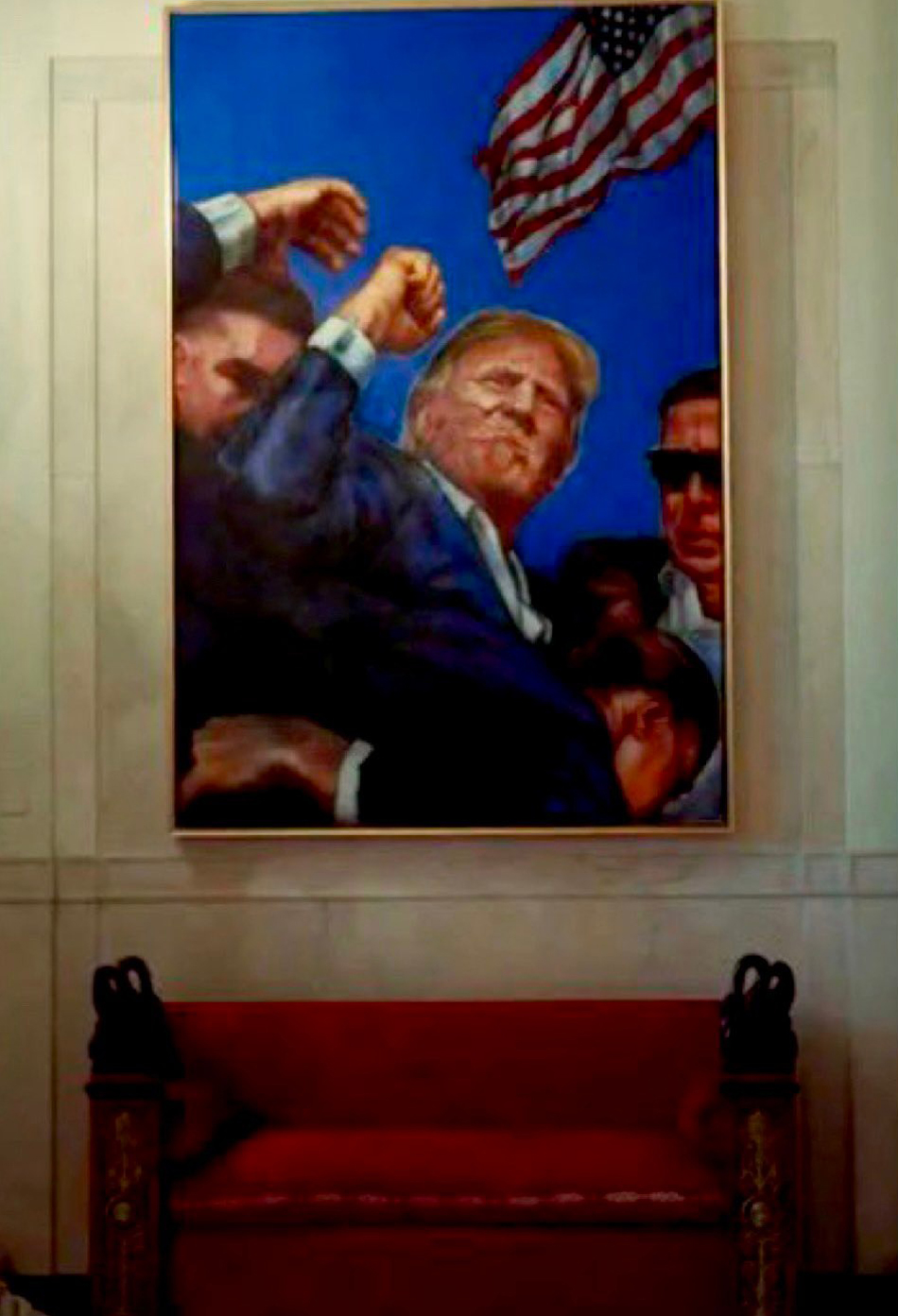 White House relocates Obama portrait to make way for painting depicting Trump assassination attempt