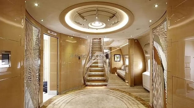 See inside Trump’s lavish new Air Force One complete with gold walls and opulent furnishings
