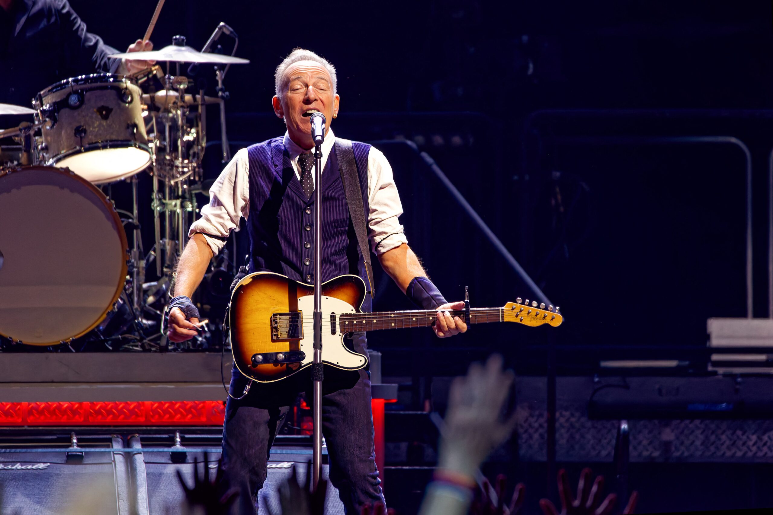 Bruce Springsteen releases digital downloads of his live anti-Trump speeches as feud with prez intensifies
