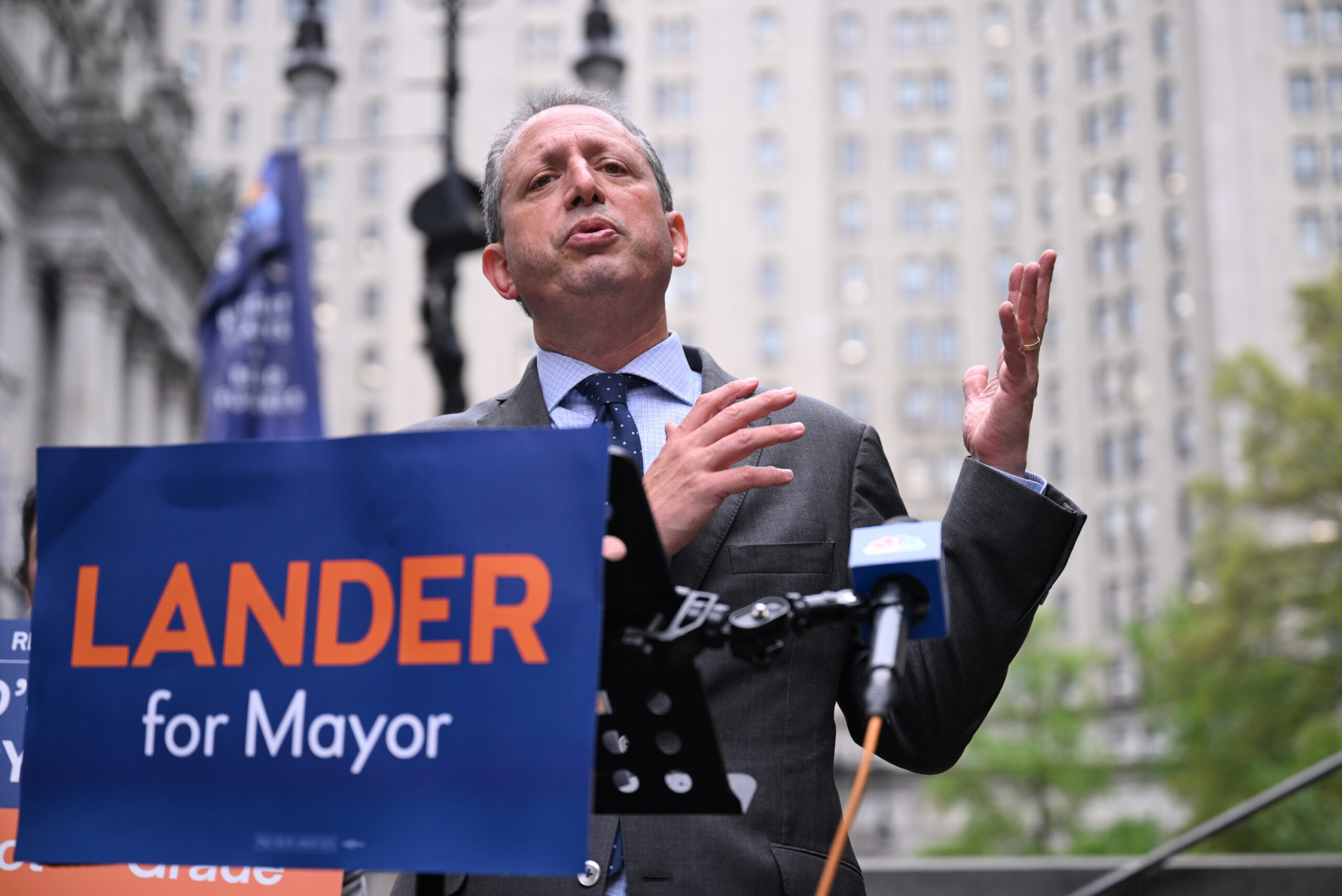 Brad Lander says he’s ‘so Jewish he almost became a rabbi’ — and rips Andrew Cuomo using antisemitism as a ‘political game’