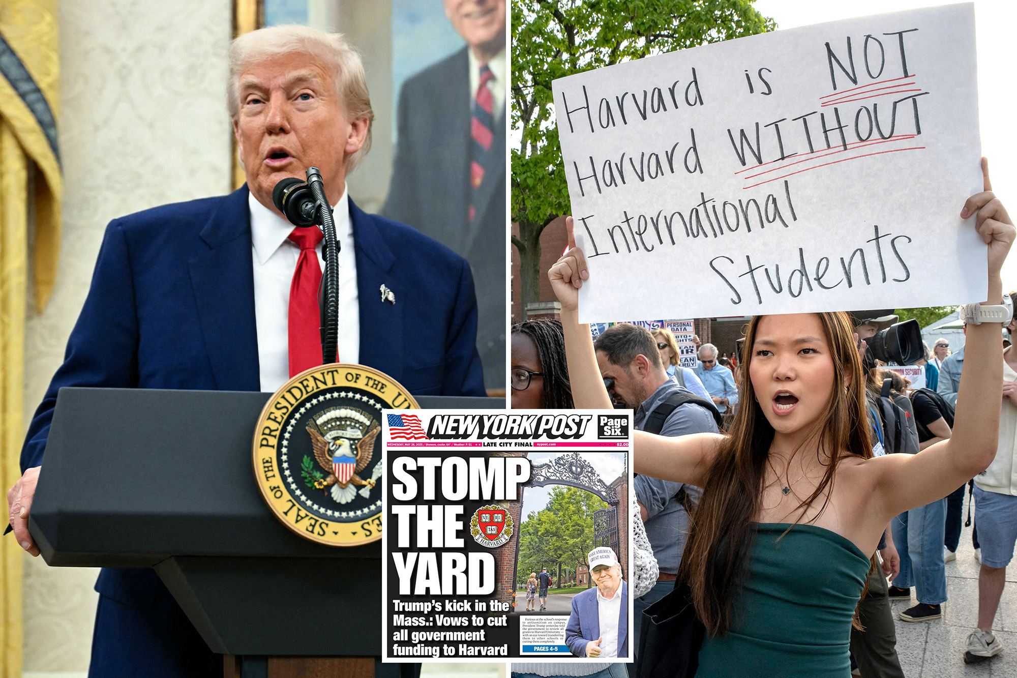 Trump suggests 15% cap on foreign students at Harvard, says he wants Ivy ‘to be great again’
