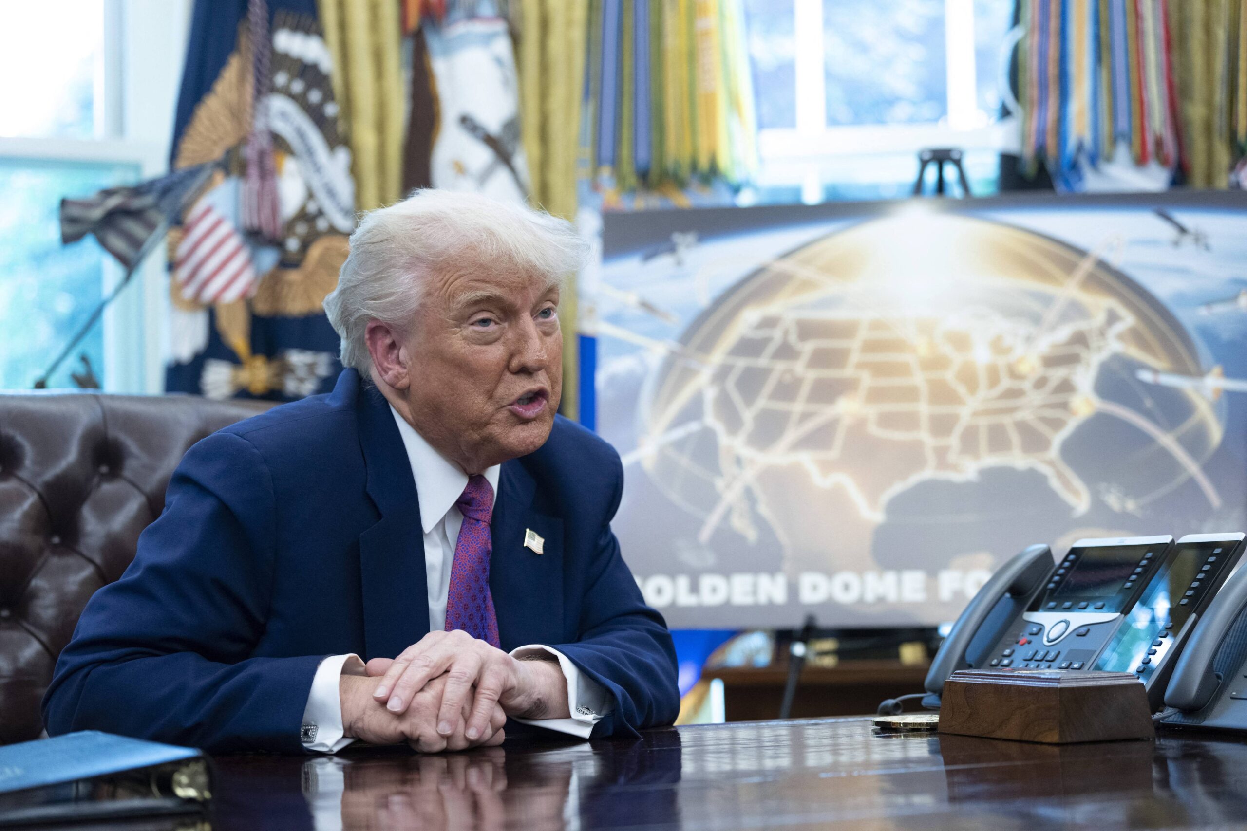 Trump claims Canada ‘considering’ becoming 51st US state in exchange for Golden Dome protection