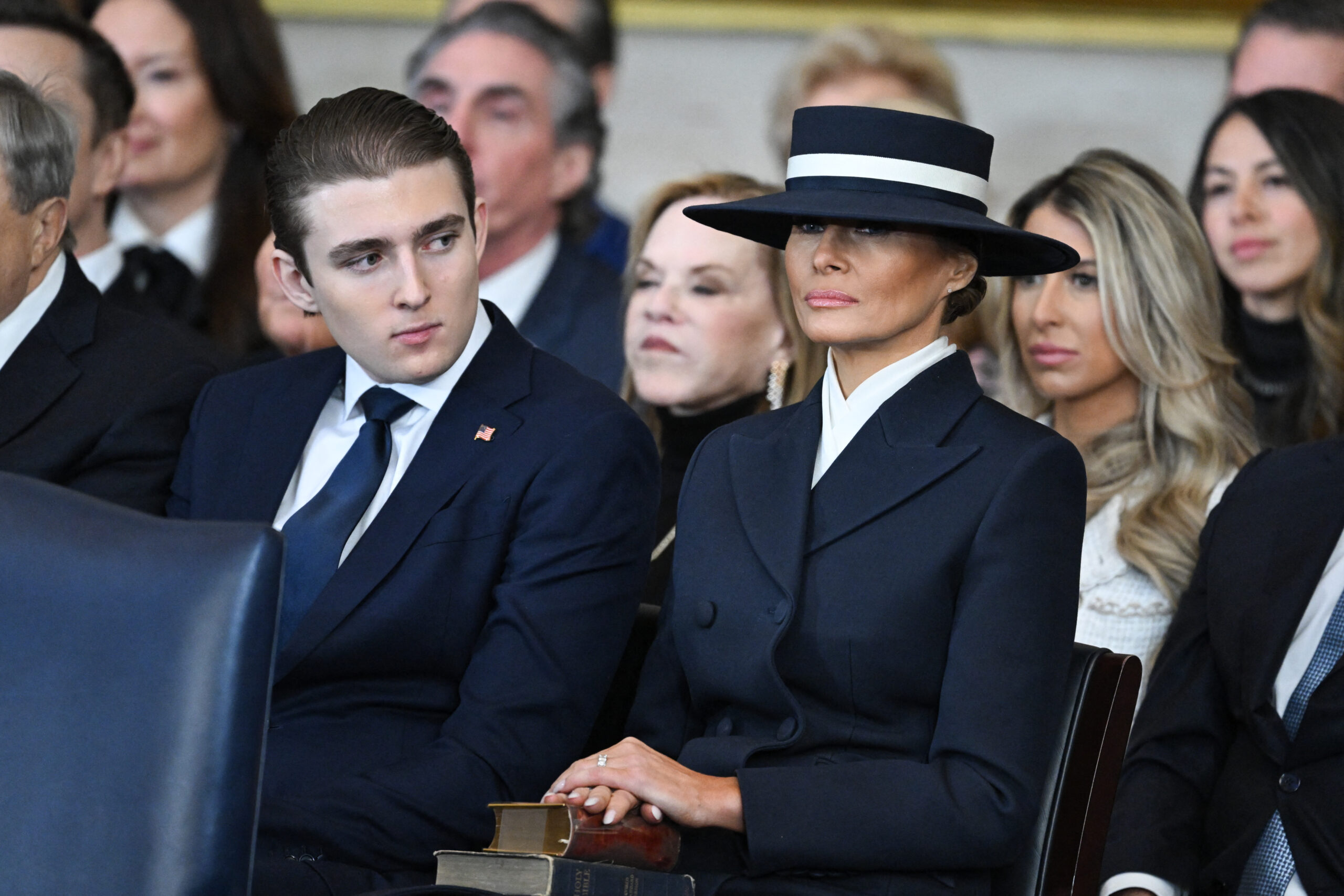 Melania Trump quashes conspiracy theory about Barron Trump and why the president is targeting Harvard