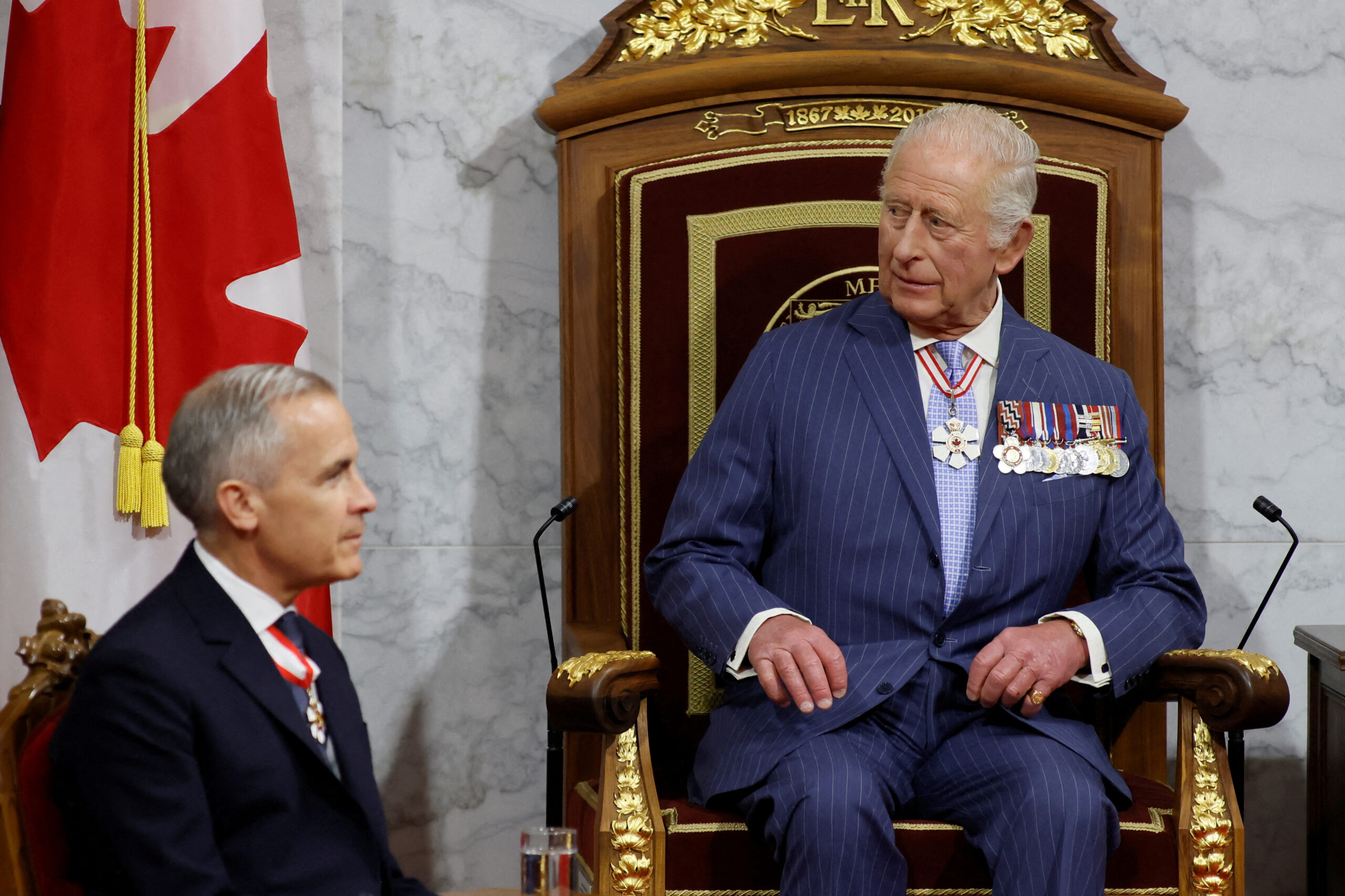 King Charles warns Canada is facing ‘unprecedented’ challenges in apparent rebuke of Trump’s annexation threats