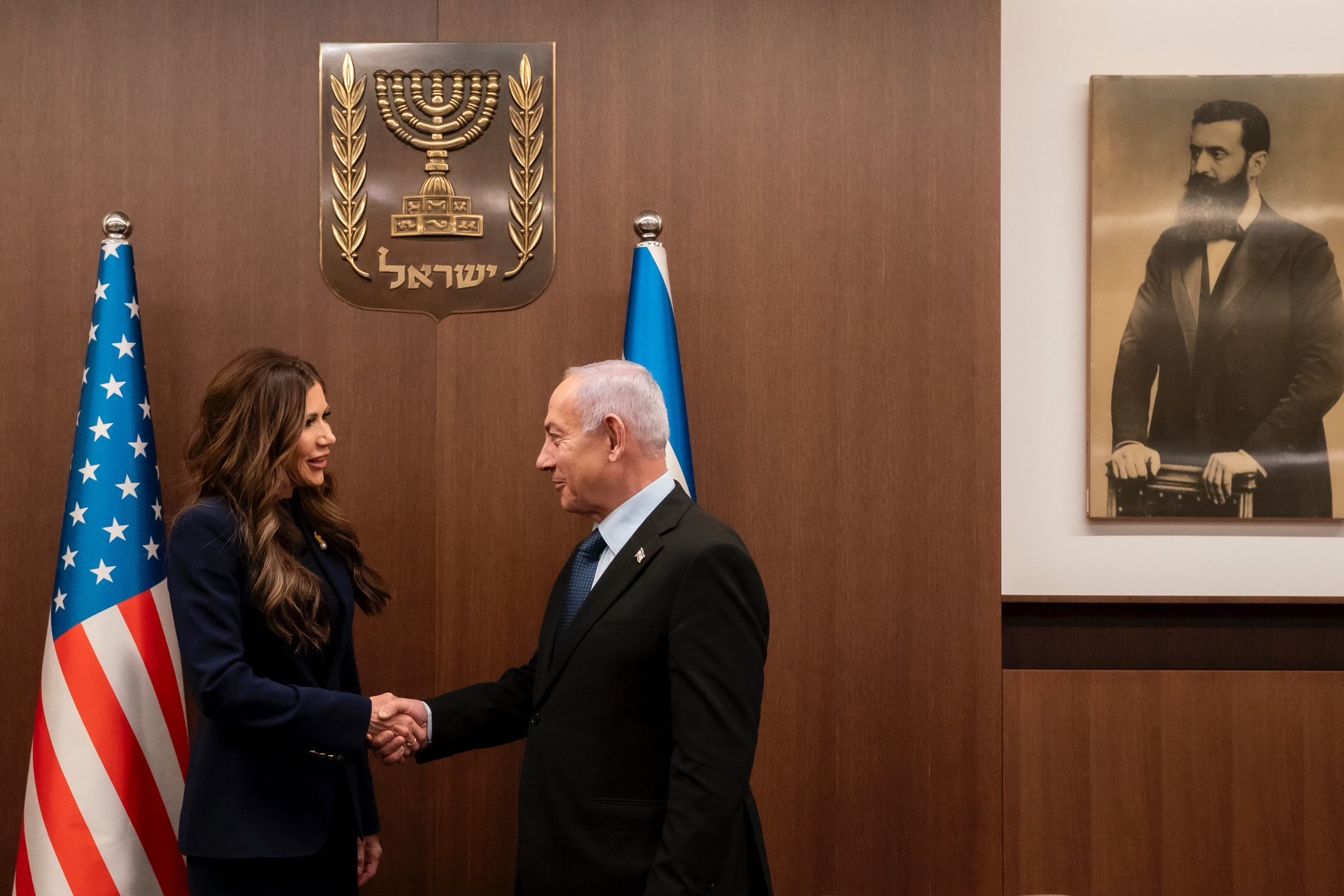 DHS chief Noem meets Netanyahu in Israel, warns him not to submarine Iran talks
