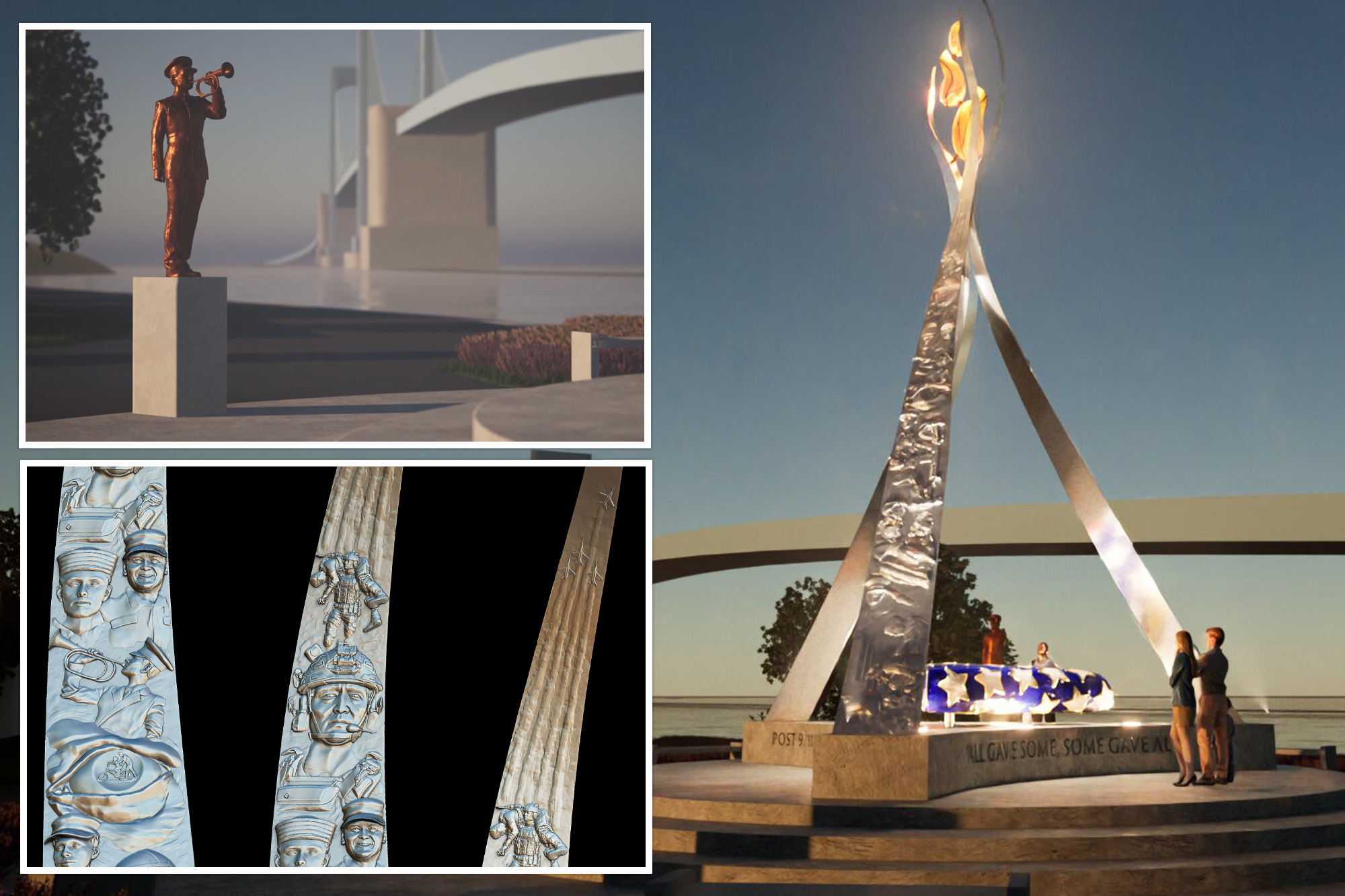 NYC will build $5M waterfront memorial complete with massive ‘floating’ flag to honor post-9/11 soldiers