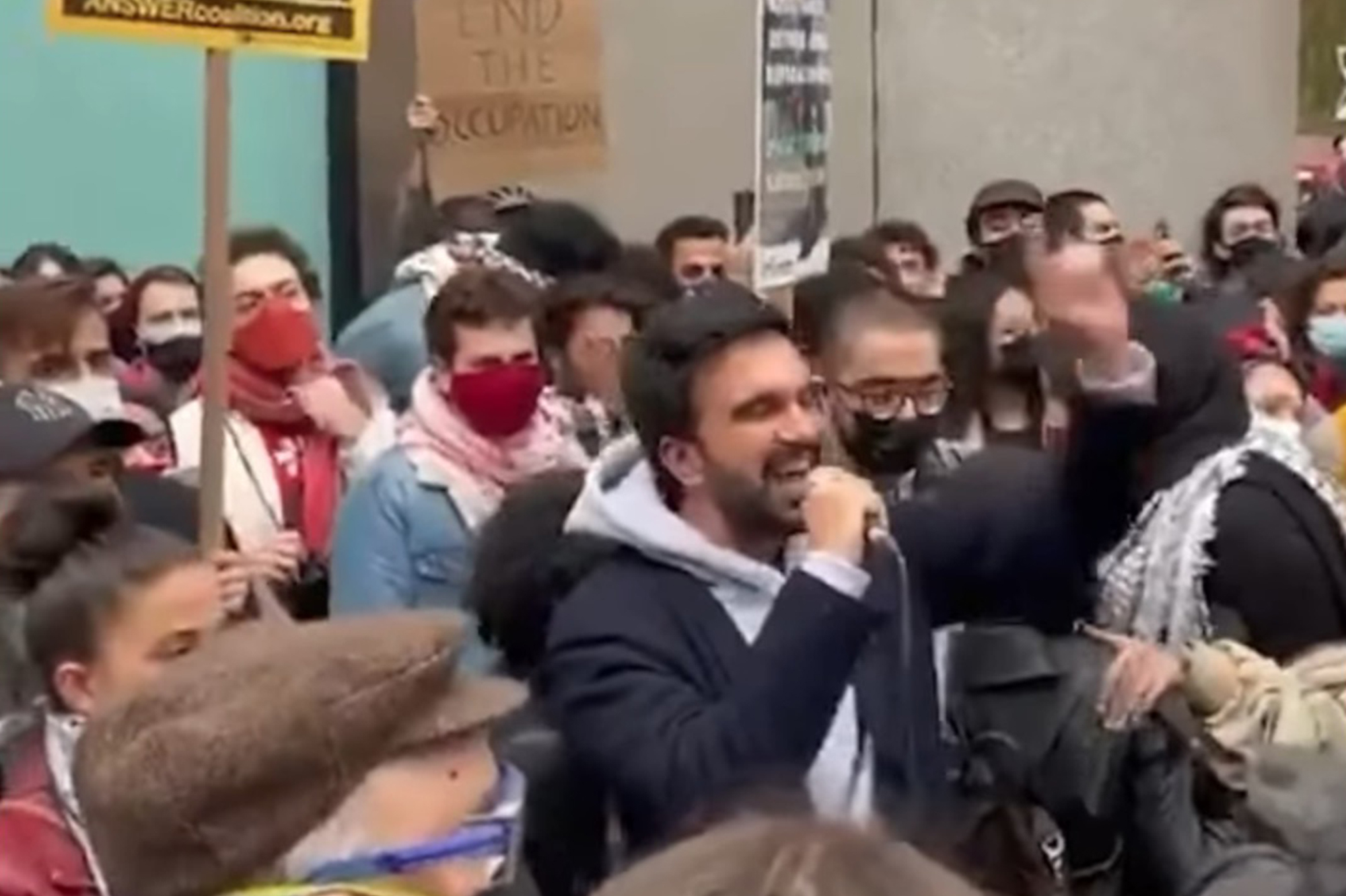 NYC mayoral candidate Zohran Mamdani leads ‘BDS’ chants, bashes officials for traveling to Israel in resurfaced clip