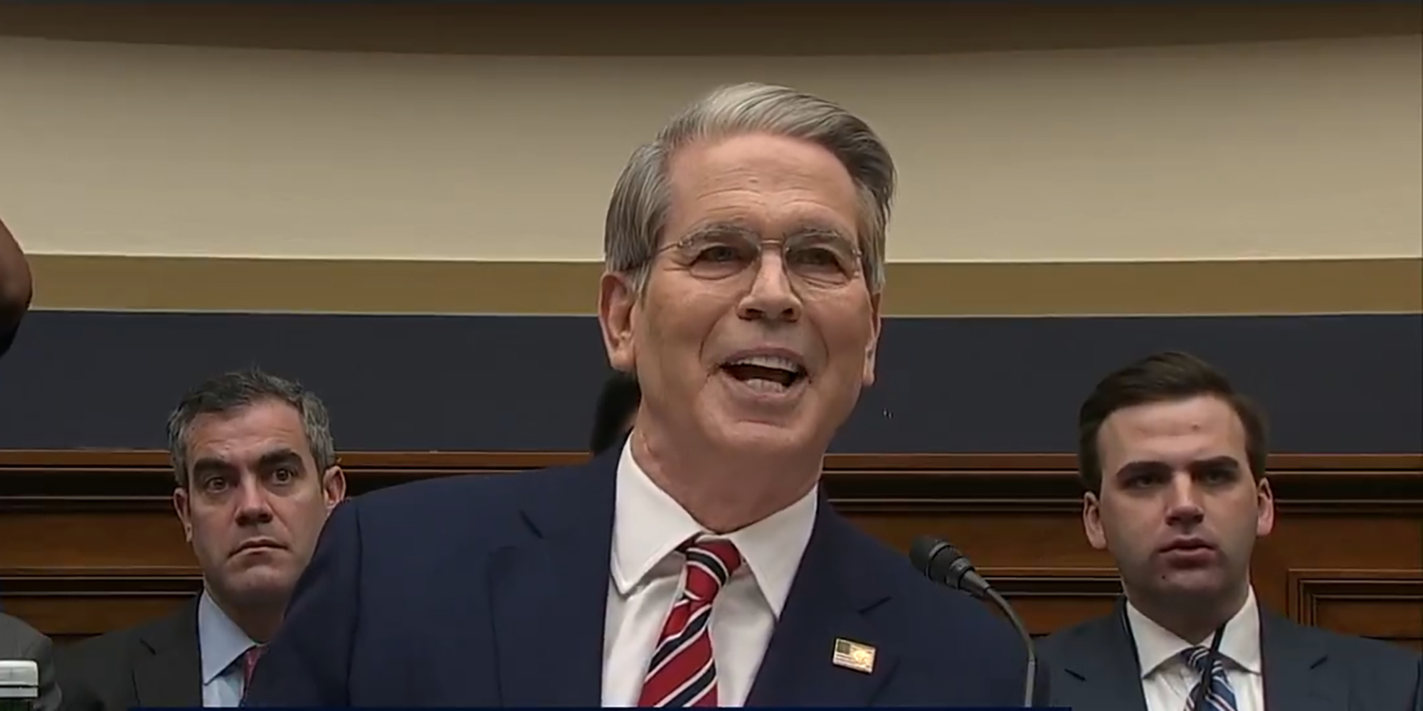 Scott Bessent once partied with Rep. Maxine Waters in the Bahamas: ‘Better at the Electric Slide than I was’