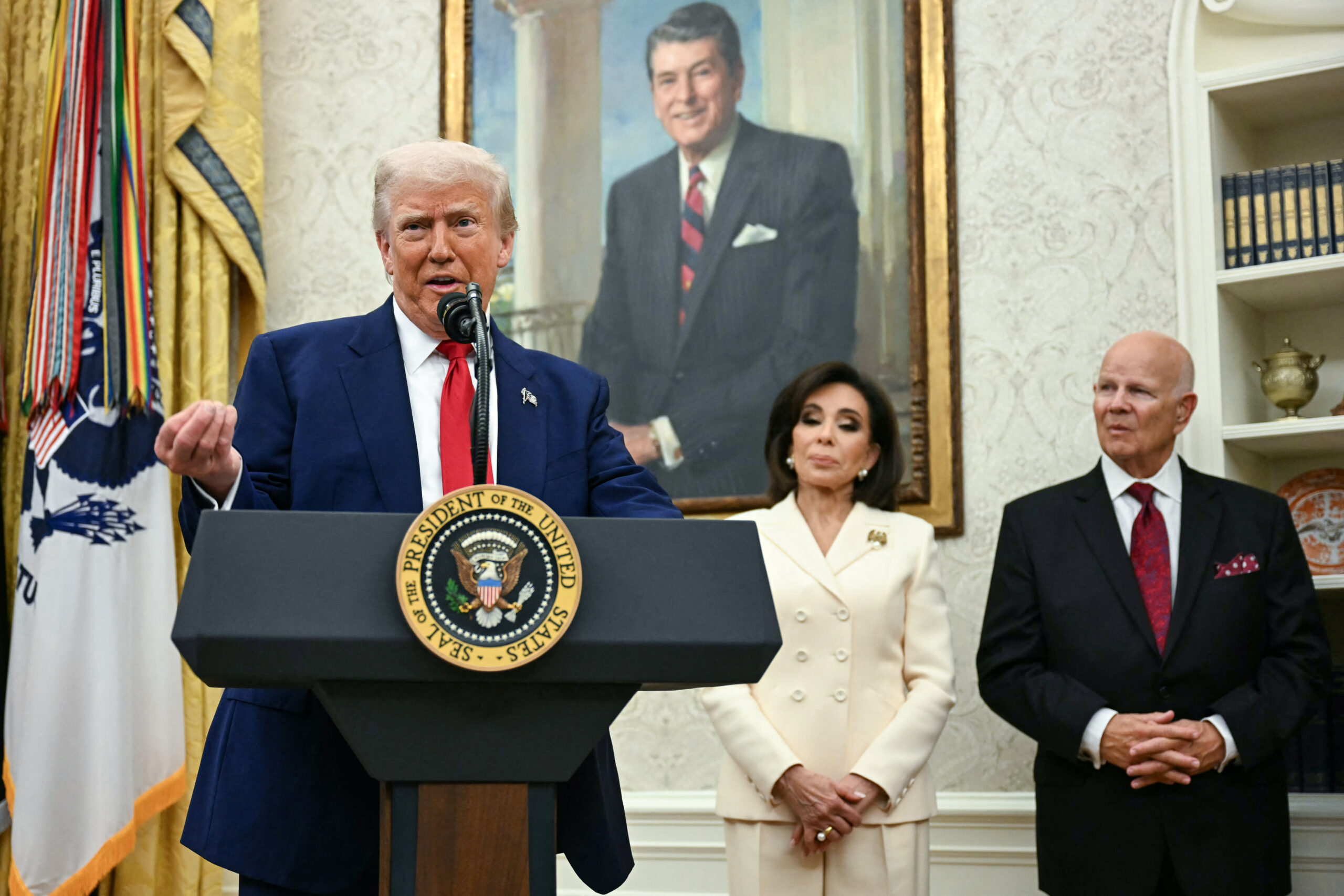 Trump rips reporter who asked if he ‘always chickens out’ on tariff threats: ‘That’s a nasty question’