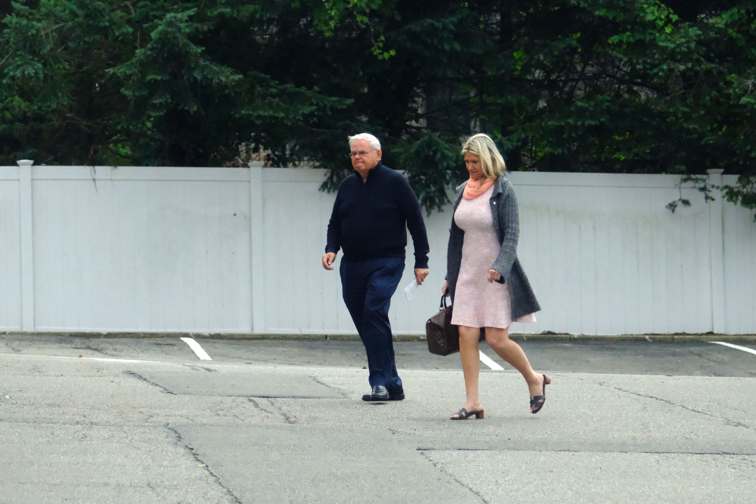 ‘Gold bar’ Bob Menendez spends last day before reporting to federal prison running errands with wife 