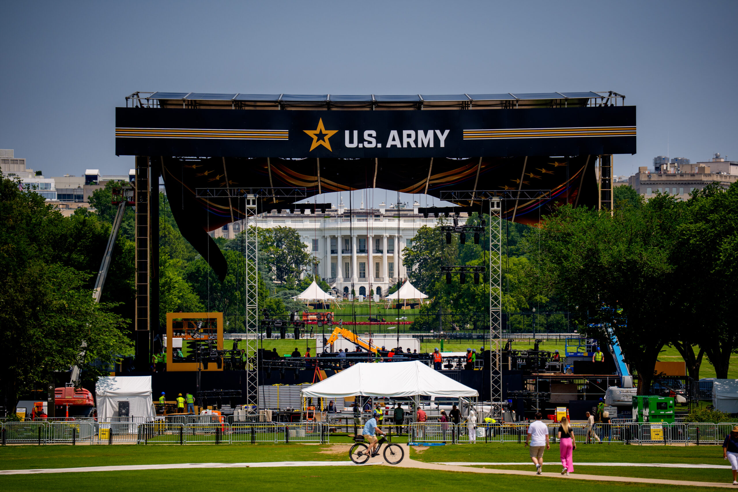 Stormy weather threatens Trump’s military parade, but ‘historic celebration’ will go on, White House says