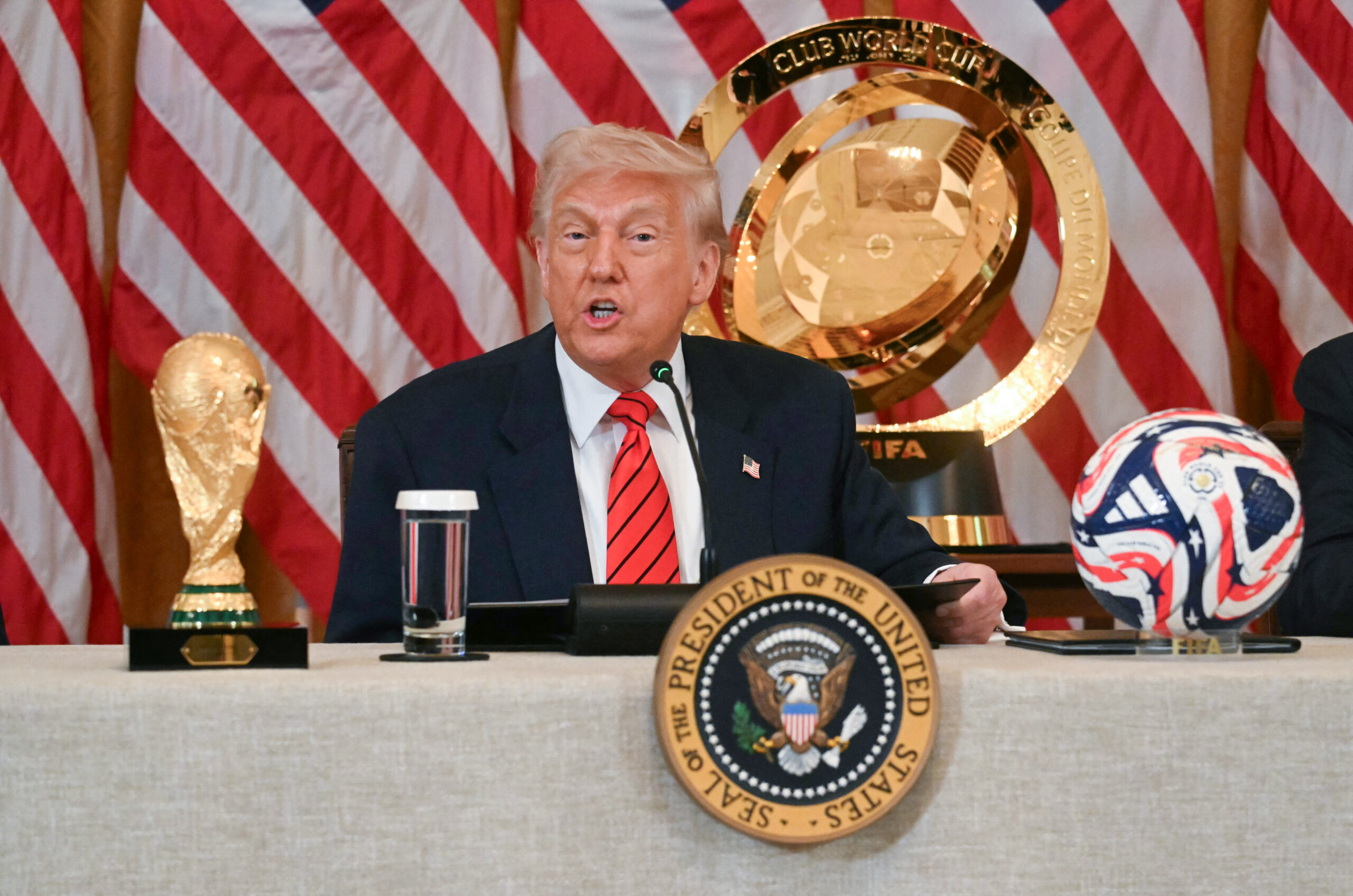 Trump threatens ‘large-scale’ fines on California after trans athlete wins girls’ track events