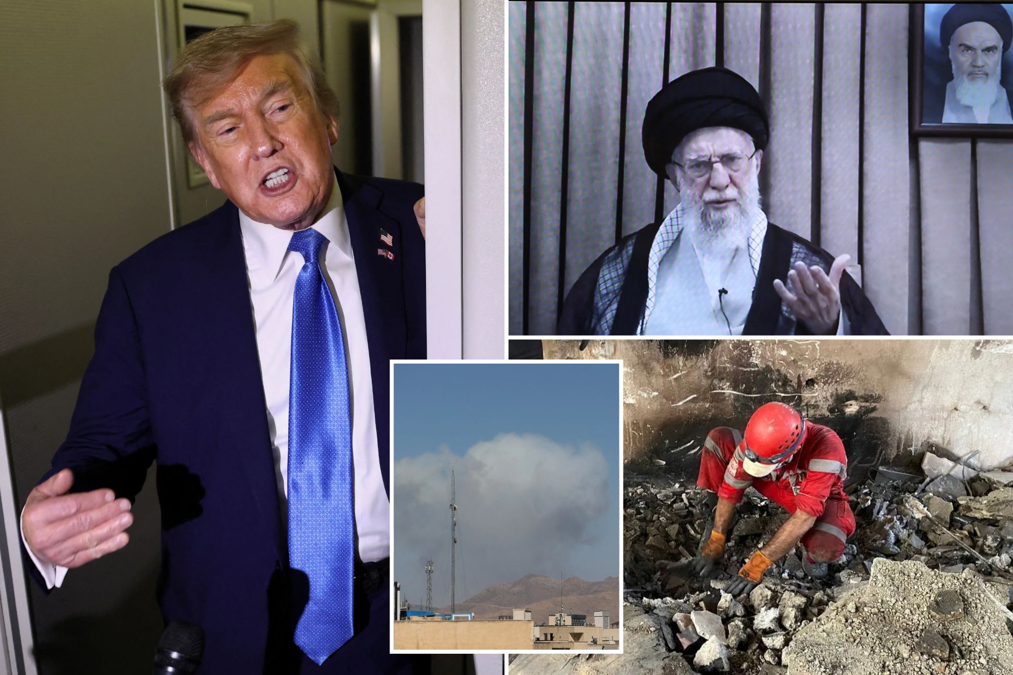 Trump says it’s ‘really late’ for Iran to begin talks after ‘getting the hell beaten out of them’