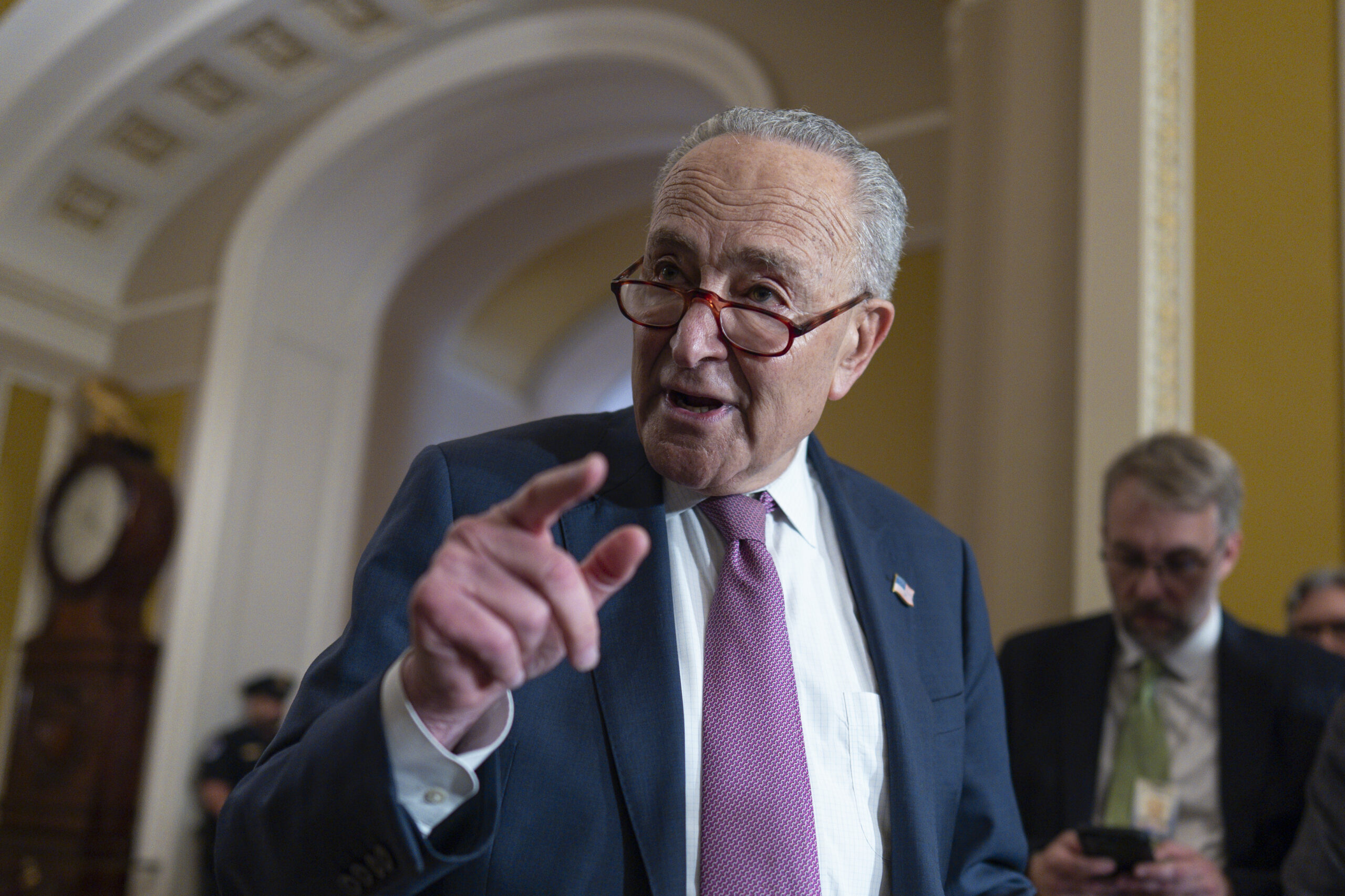 Chuck Schumer hospitalized for dehydration after feeling lightheaded during scorching heat wave