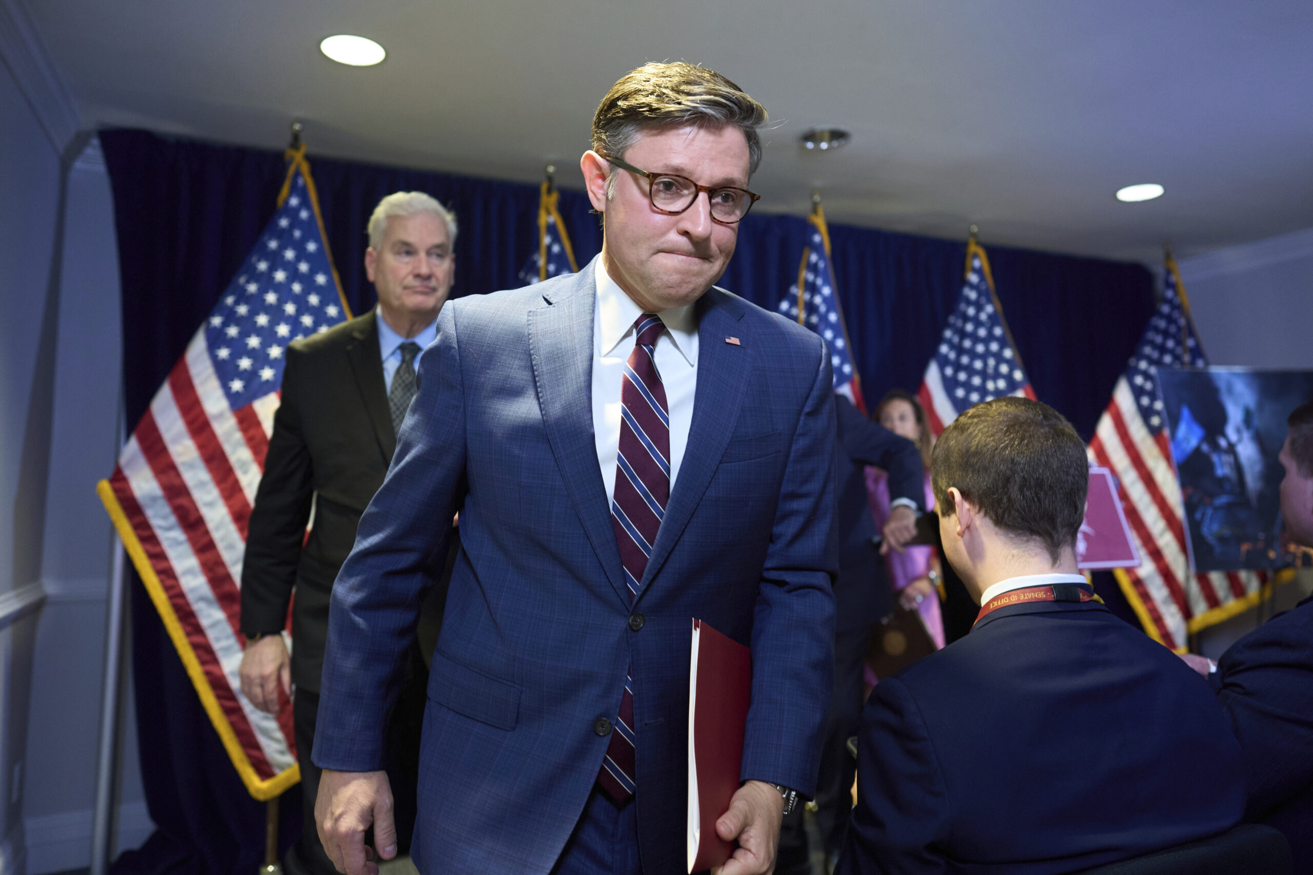 Speaker Mike Johnson says Gavin Newsom ‘ought to be tarred and feathered’ over LA riots
