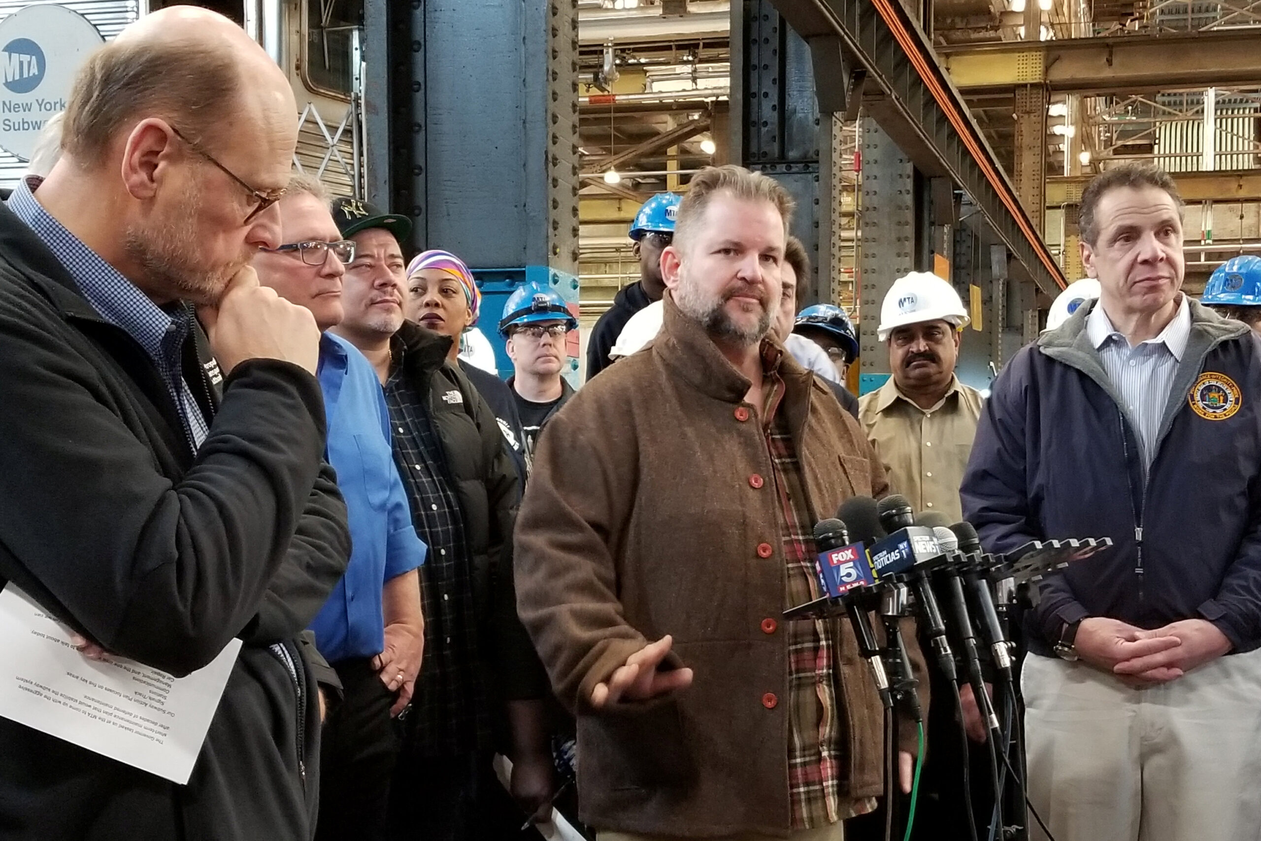 Transit union boss touts Zohran Mamdani’s free bus fare plan at campaign rally