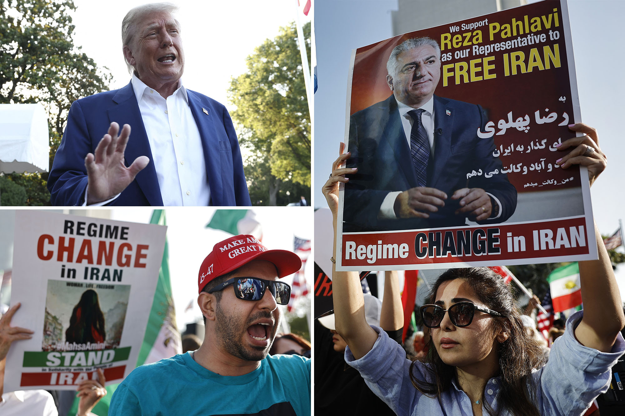 Trump says he doesn’t want a regime change in Iran: ‘Chaos’
