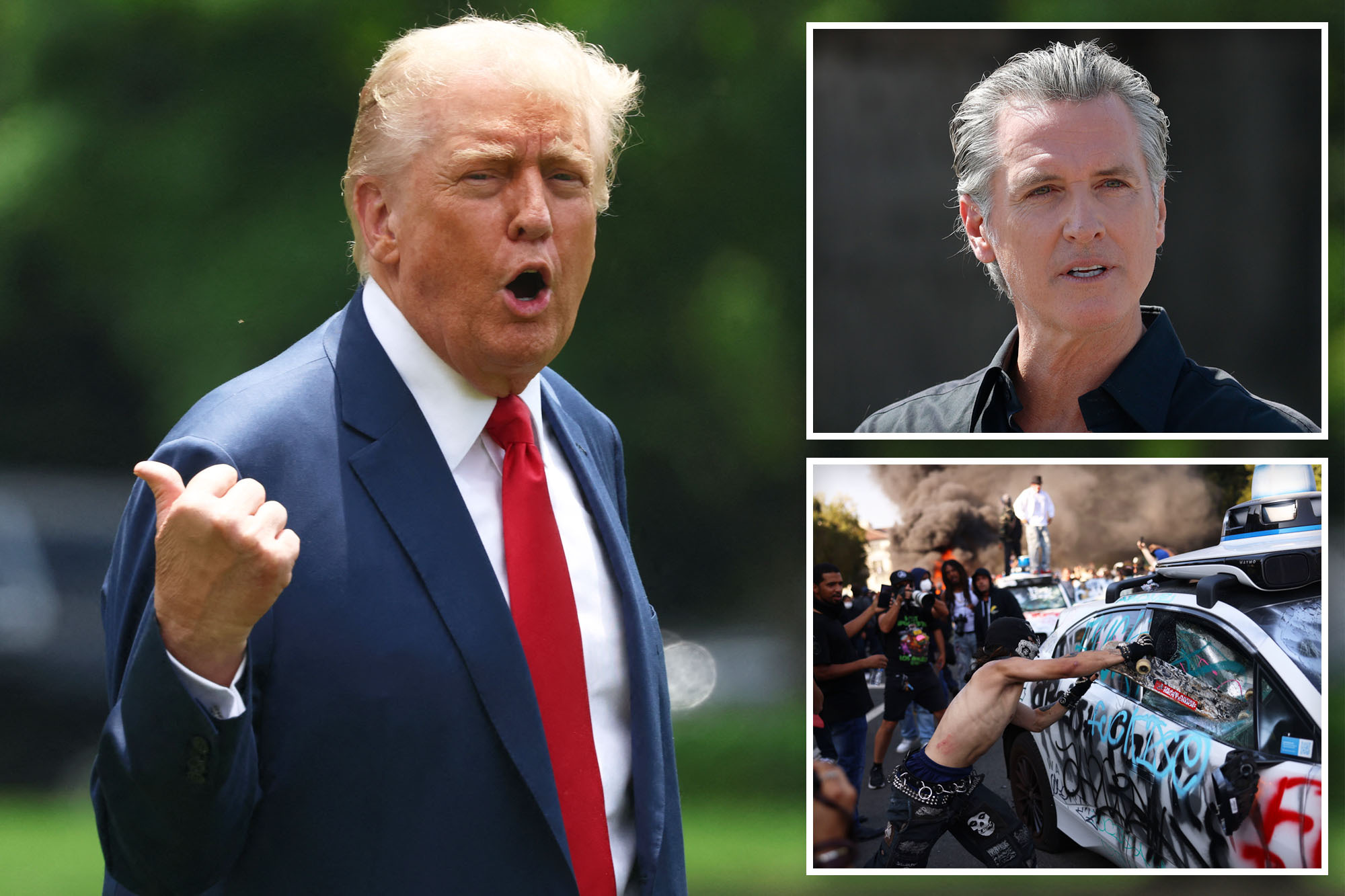 Trump says ‘I would’ arrest Gavin Newsom after California gov dares border czar to cuff him