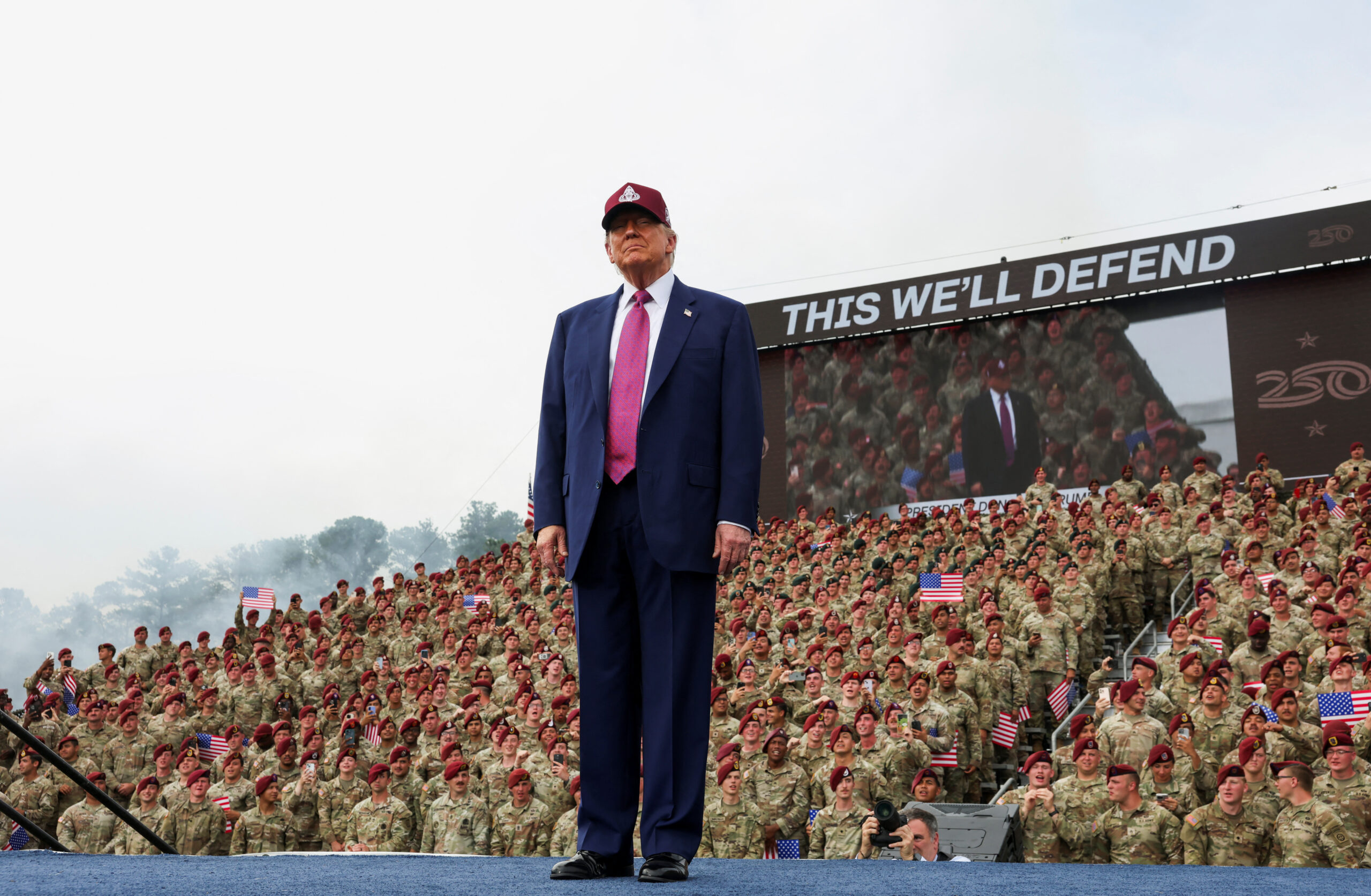 Trump vows to ‘liberate Los Angeles’ – slams ‘Third World lawlessness’ and ‘rioters bearing foreign flags’ in speech to US troops 