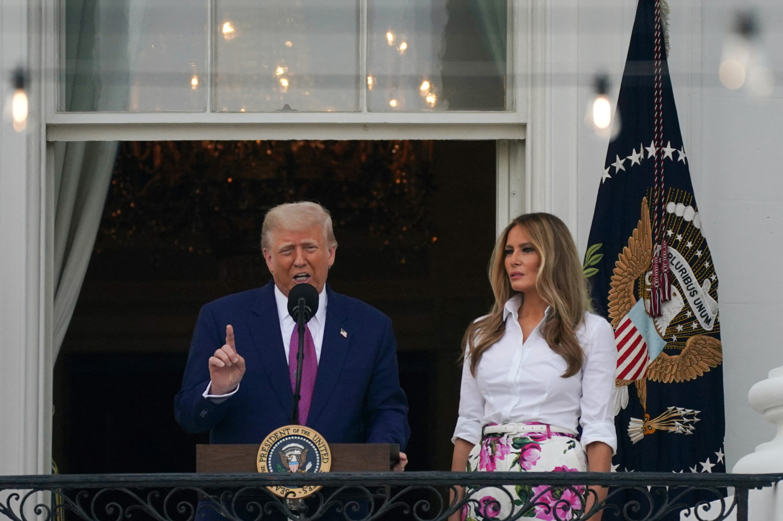Trump quips Melania is ‘going to take my job’ after her revenge porn initiative gets bipartisan support