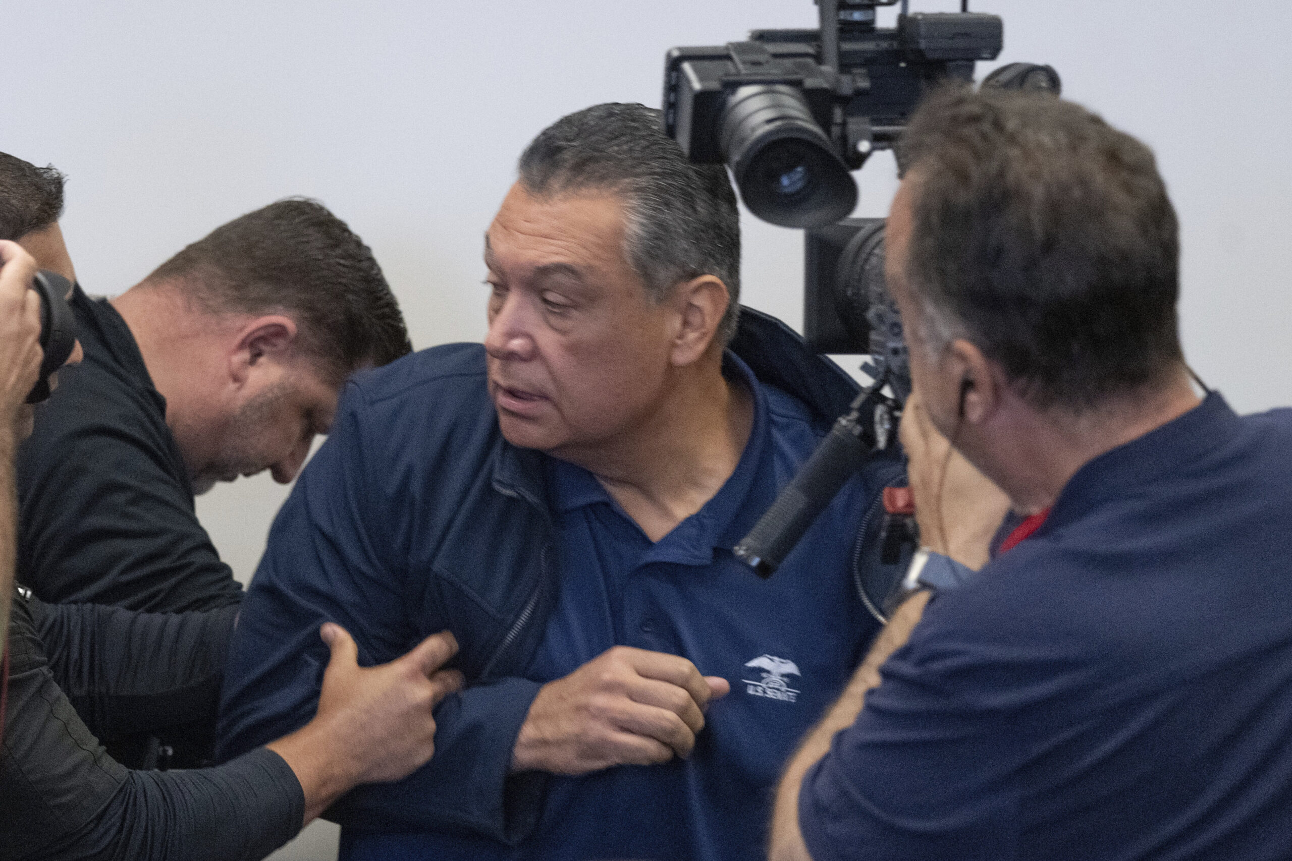 Senator Padilla claims viral Noem clash that ended with him in handcuffs wasn’t planned political theater