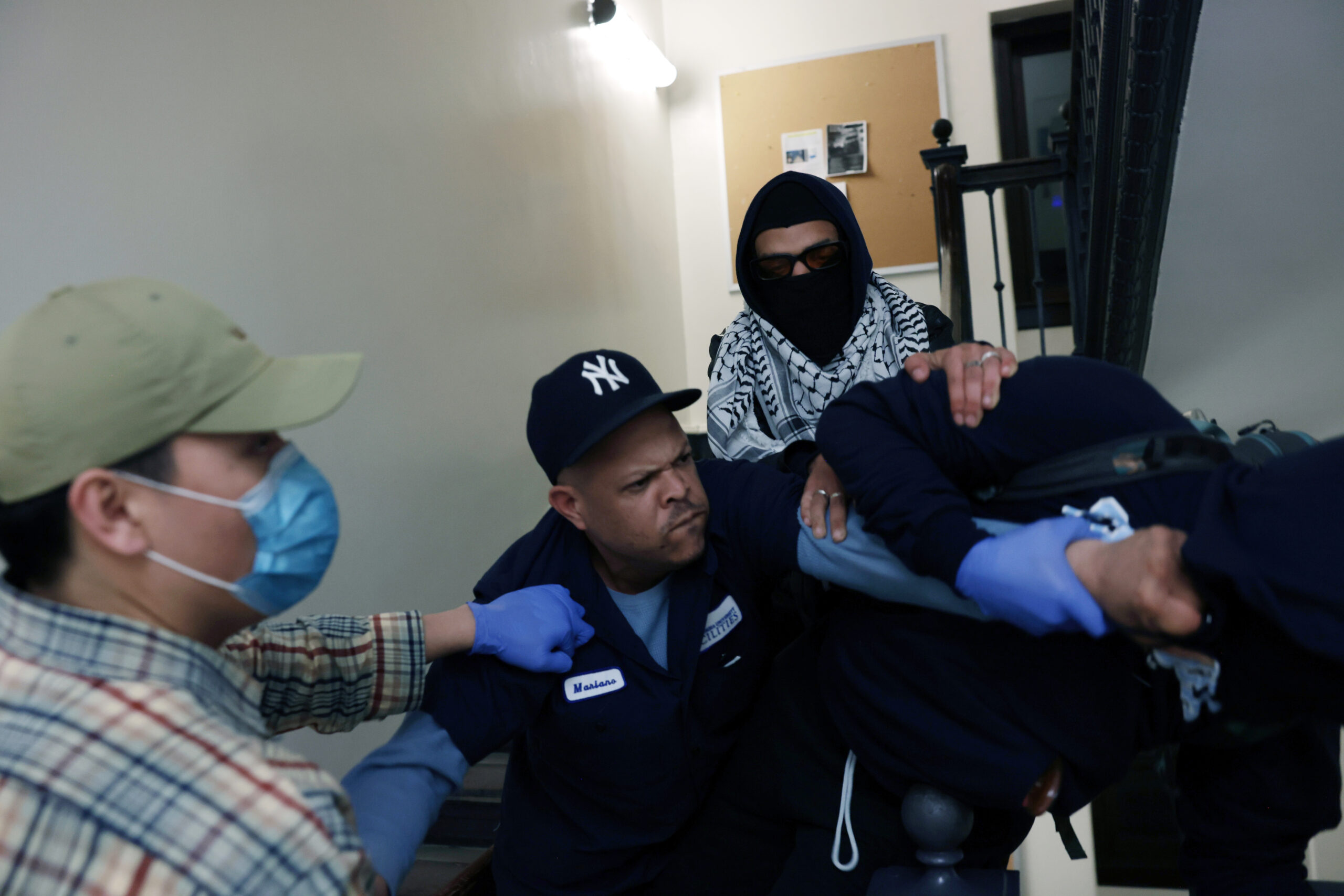 Columbia janitors trapped, attacked by anti-Israel mob and forced to scrub swastikas settle with school for undisclosed amount
