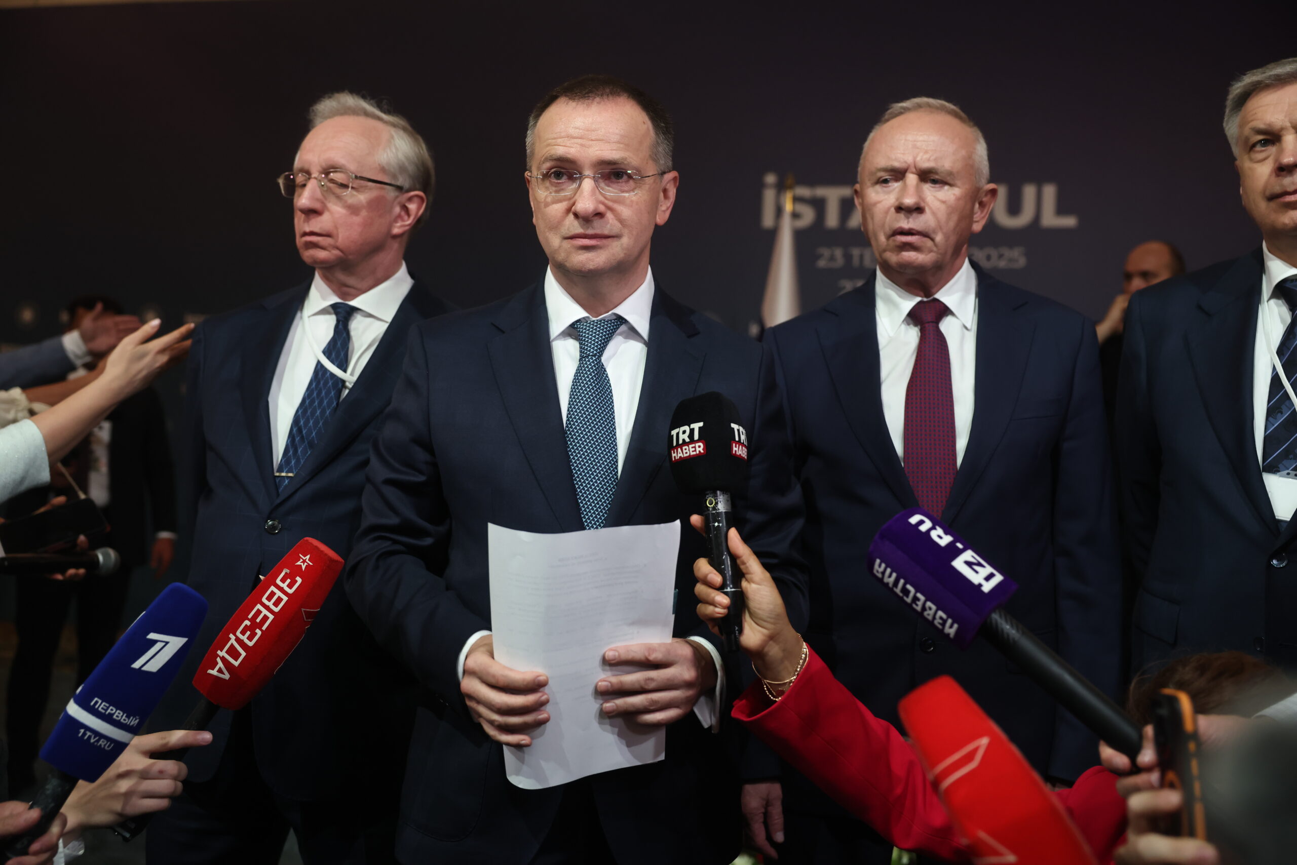 Third round of Ukraine-Russia peace talks end in less than a hour with no cease-fire after Trump threatens Putin with sanctions