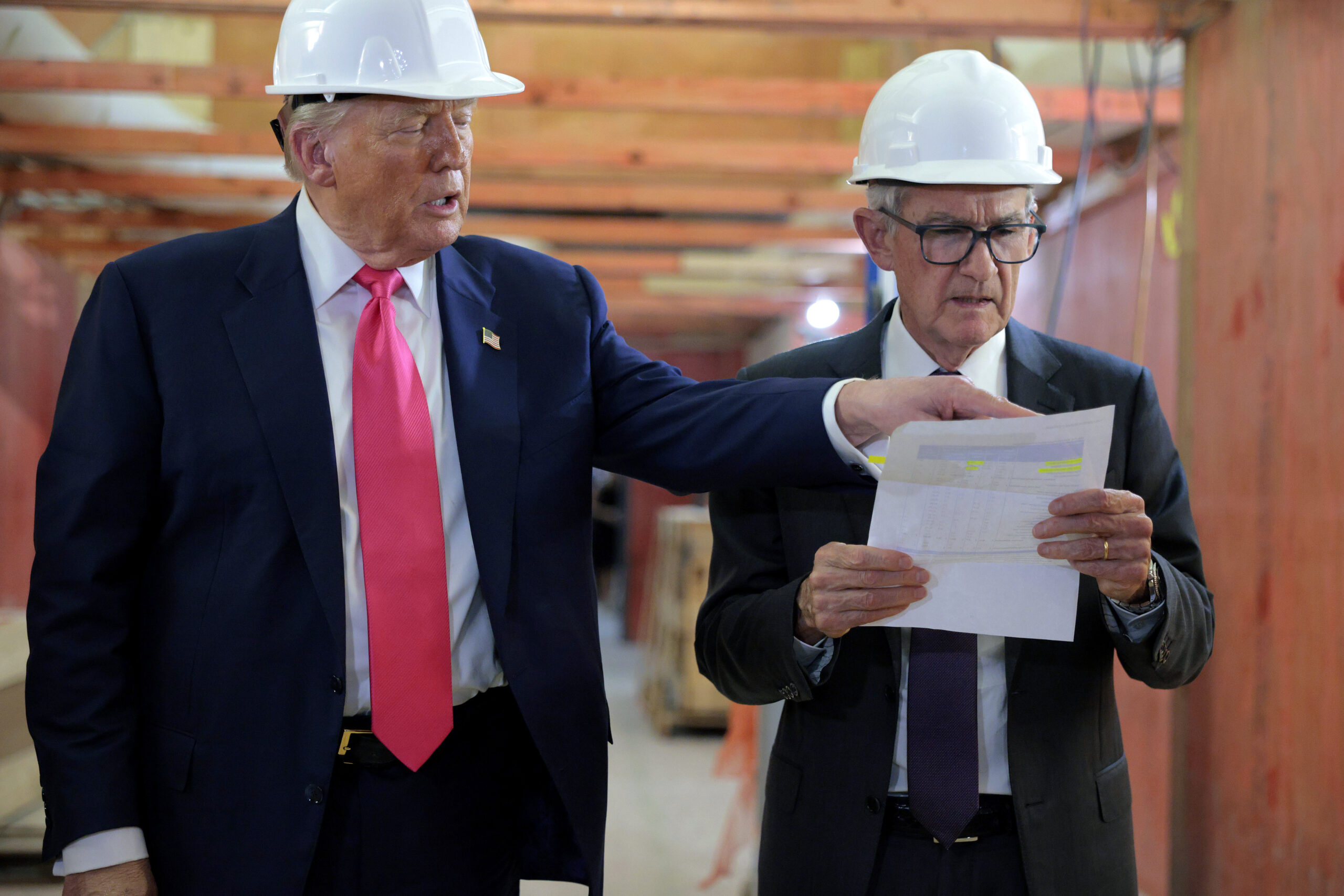 Trump shares awkward encounter with Fed chair Jerome Powell over $2.5B HQ renovations: ‘Would like to see it get finished’