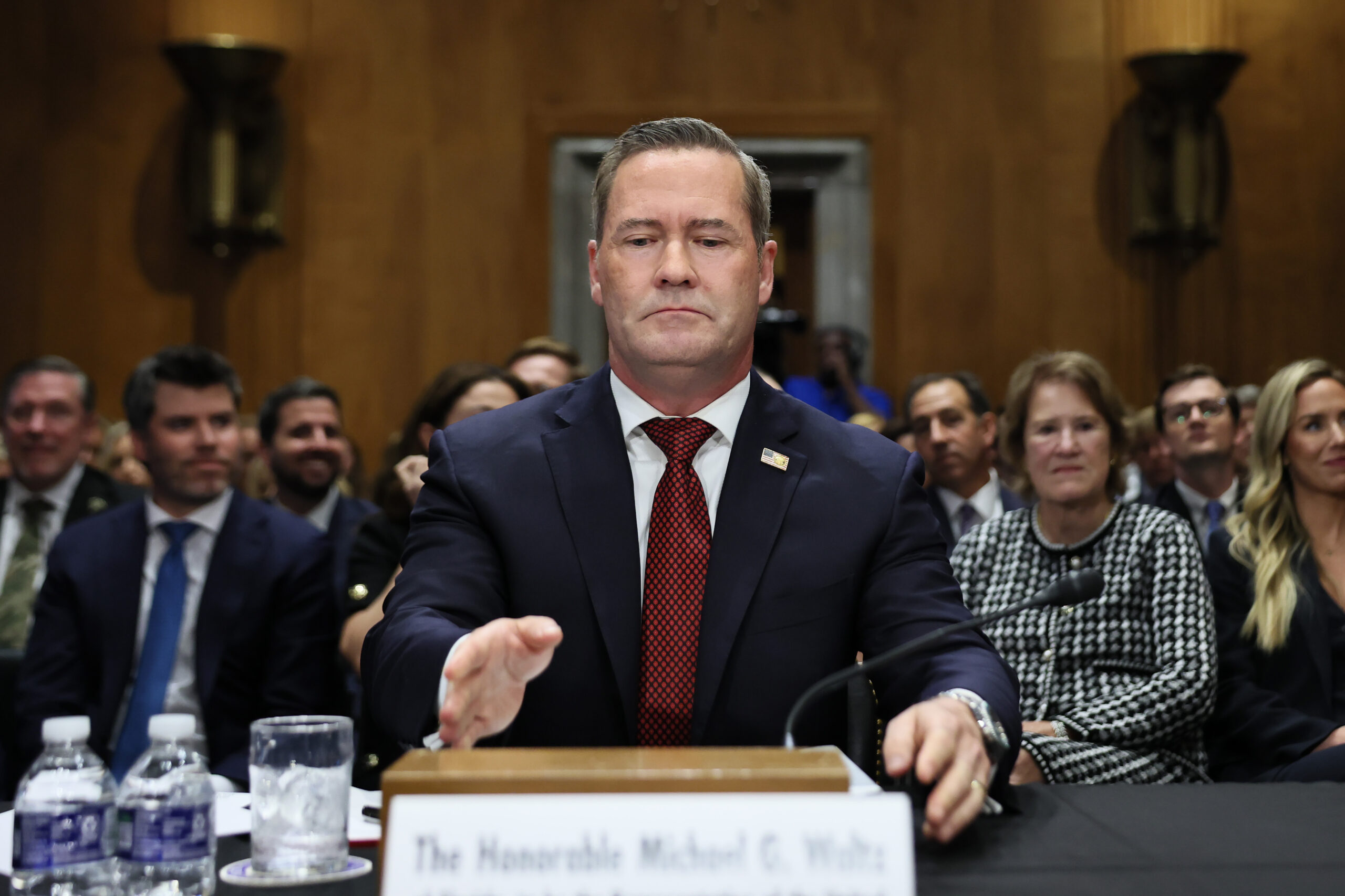 Mike Waltz grapples with ‘Signalgate’ during UN confirmation hearing