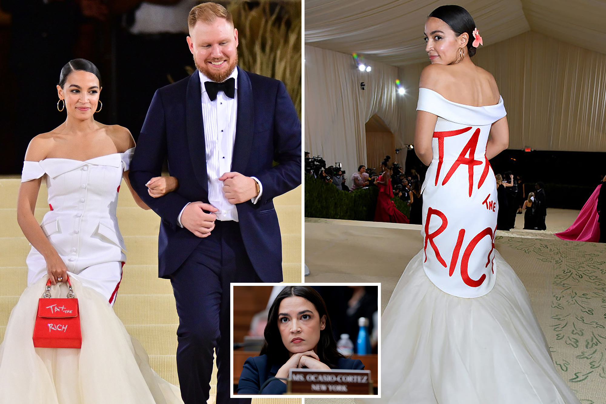 AOC broke House rules to attend Met Gala with beau Riley Roberts, is told to pay additional $2,700 for ‘Tax The Rich’ gown, other accessories
