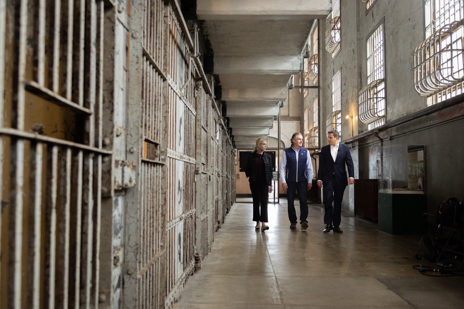 Bondi, Burgum tour Alcatraz as Trump wants to ‘renovate and reopen’ notorious island prison