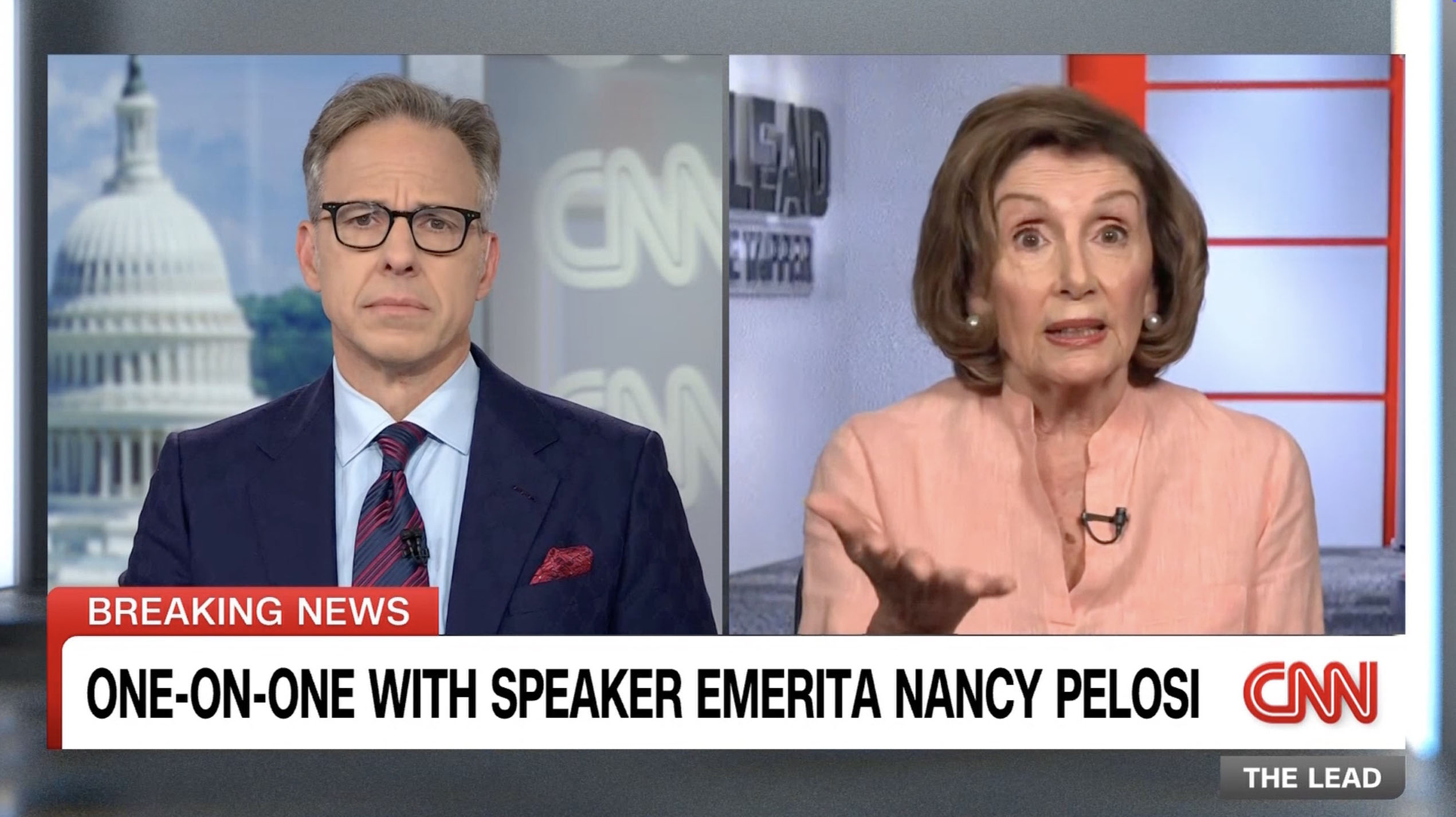 Nancy Pelosi blows up at Jake Tapper over insider trading allegations