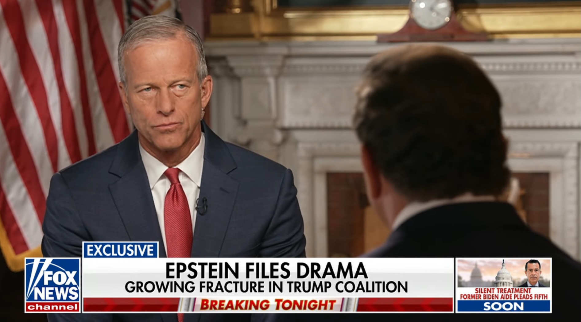 Senate Majority Leader John Thune supports ‘full disclosure’ of Epstein files