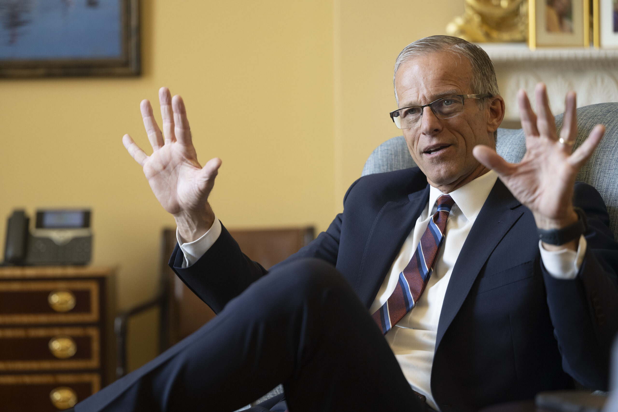 Senate Majority Leader John Thune readying Russia sanctions as deadline for Ukraine cease-fire shortens to 10 days