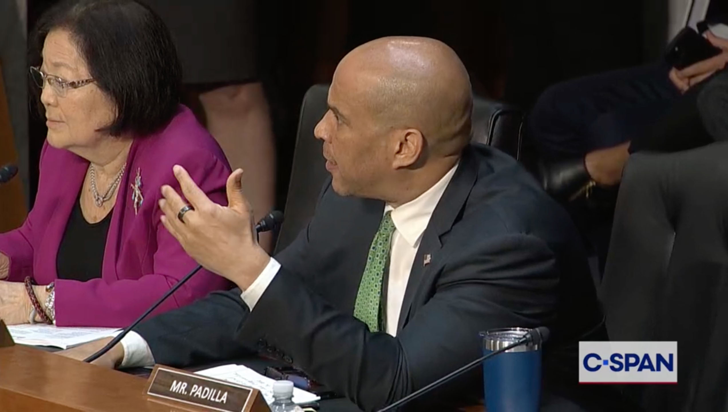 Cory Booker throws a tantrum, joins Dem walkout of Senate hearing on Trump judge pick Emil Bove